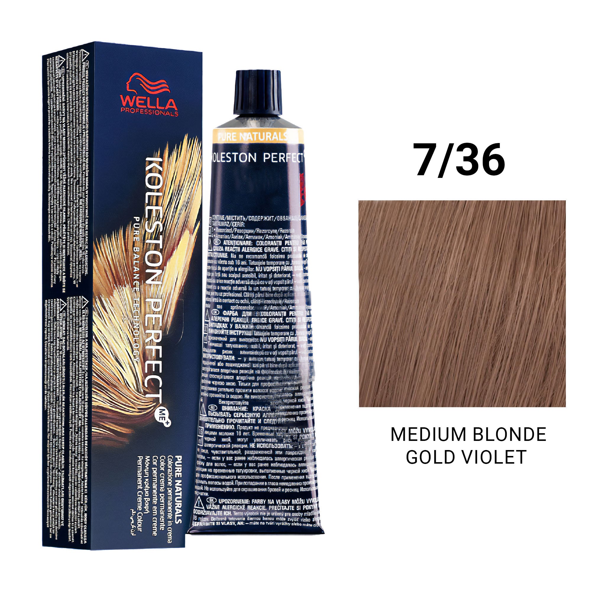 Wella Professionals - Koleston Perfect Me+ 7/36 Medium Blonde Gold Violet 60ml