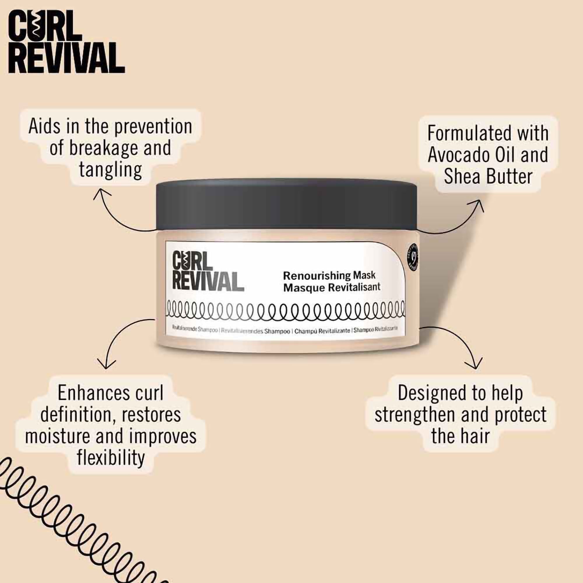 Osmo - Curl Revival Renourishing Mask 300ml