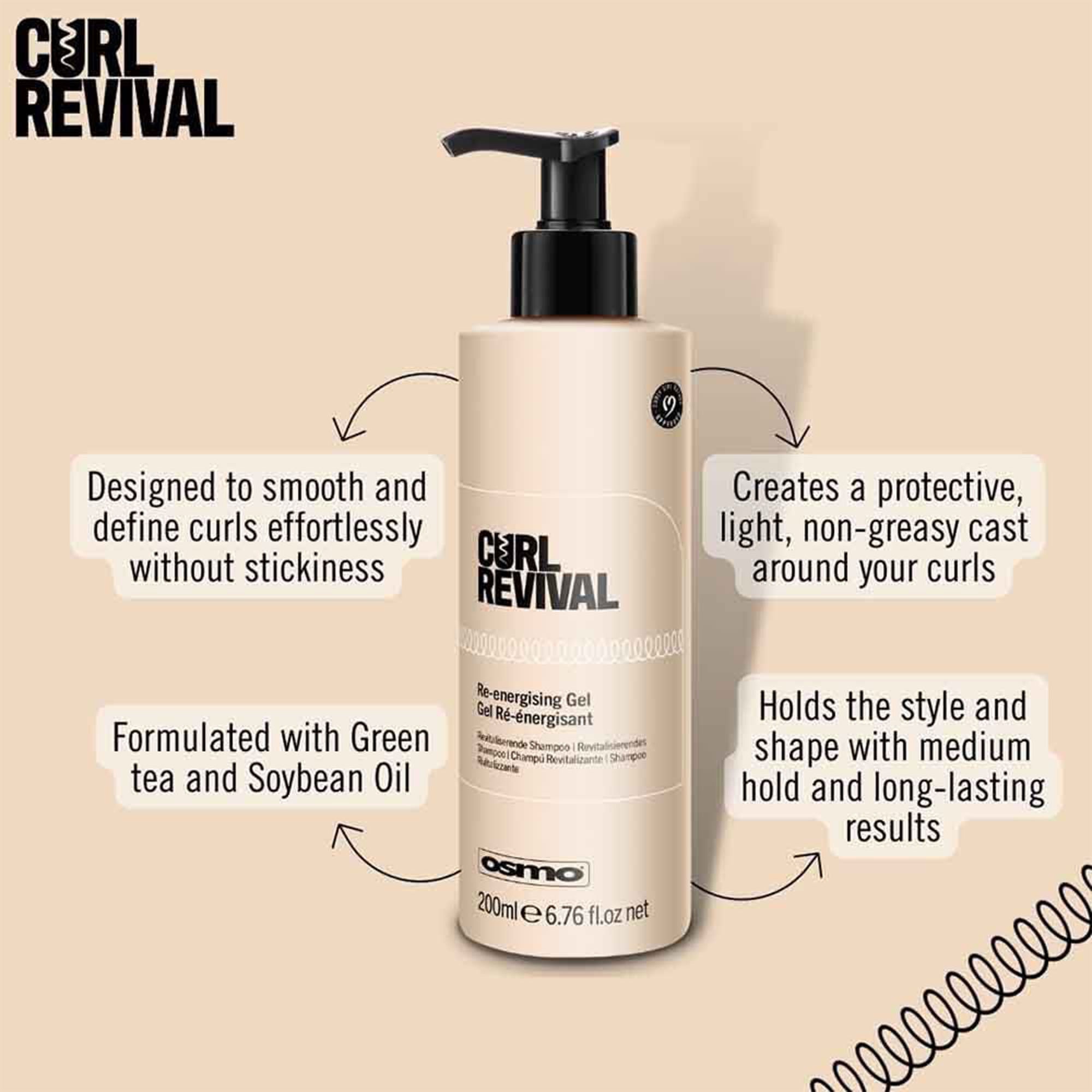 Osmo - Curl Revival Re-Energising Gel 200ml