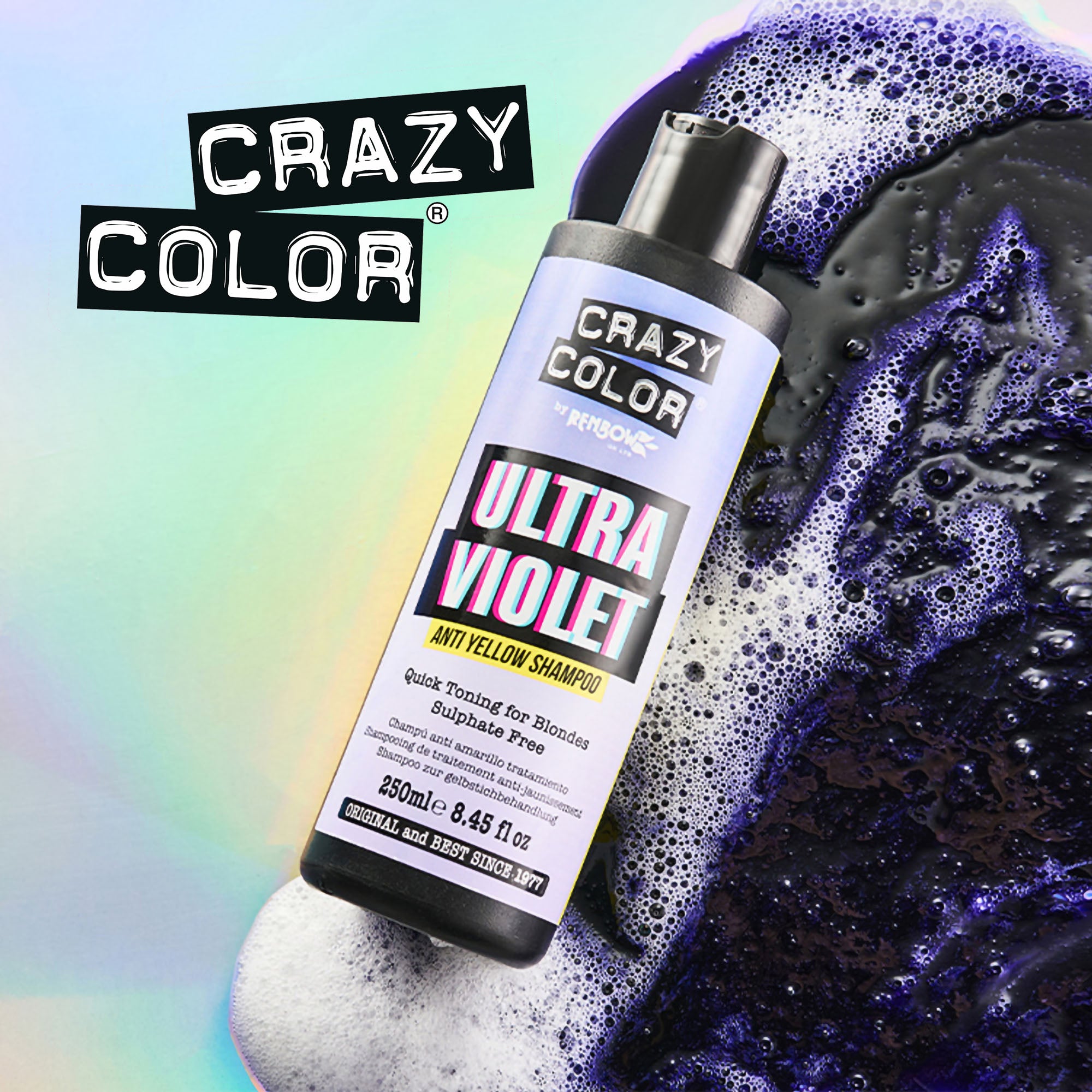 Crazy Color - Ultra Violet Anti Yellow Shampoo 250ml