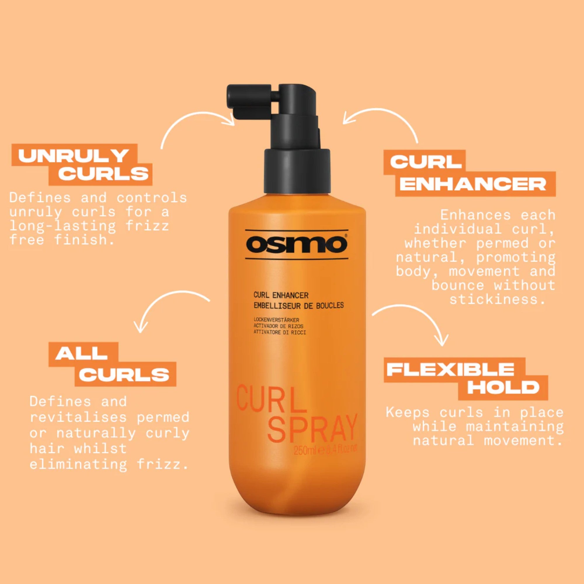 Osmo - Curl Spray Curl Enhancer 250ml