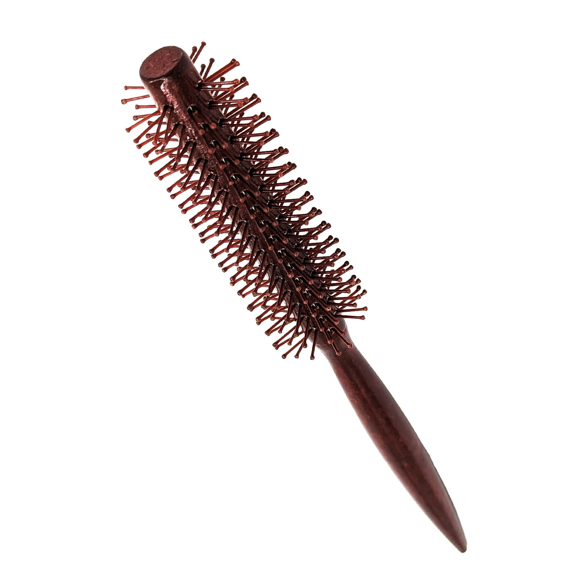 Eson - Radial Hair Brush Dark Wooden Pointed Tail Handle 23x4cm - Eson Direct