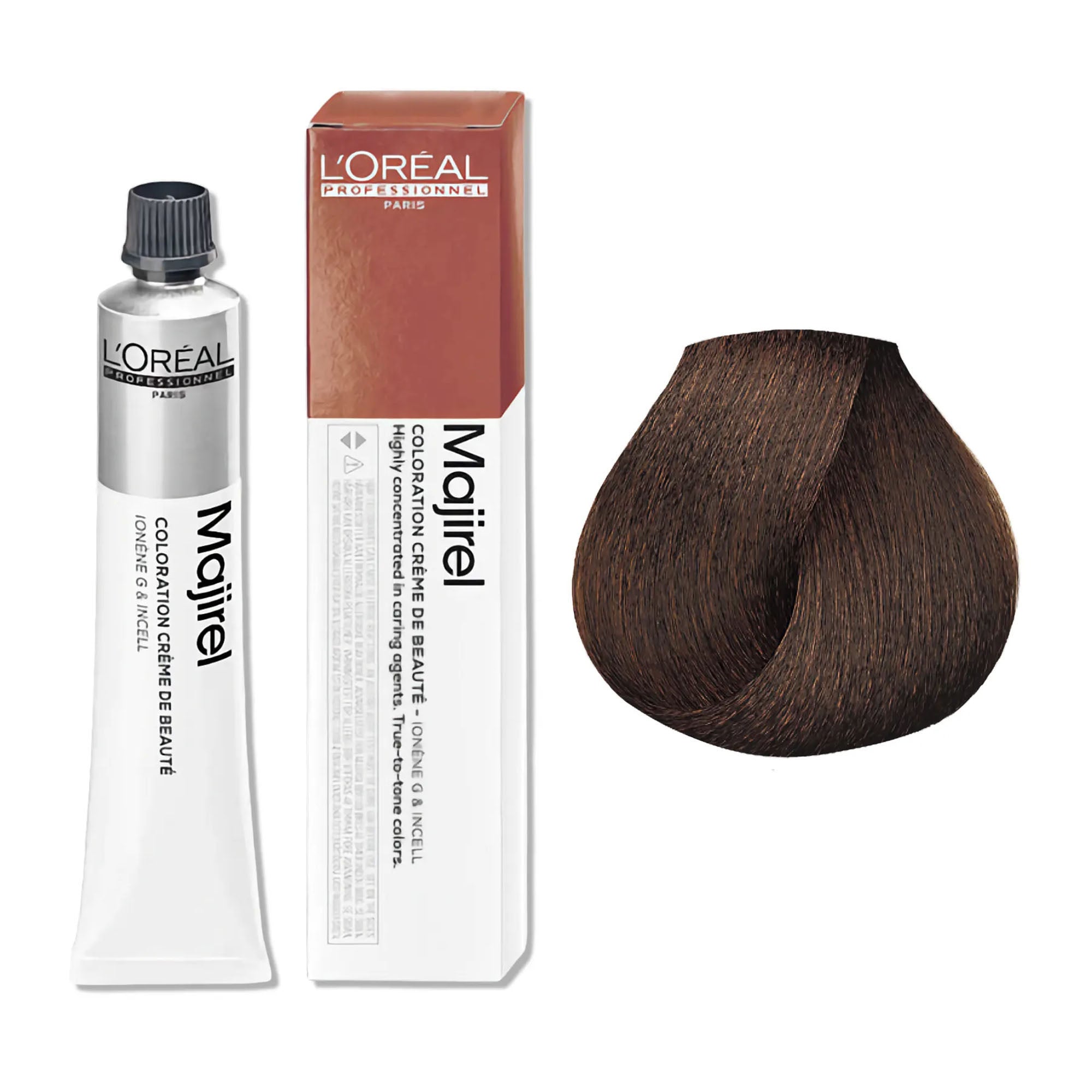 Loreal Professionnel - Majirel Permanent Hair Colour 5.35 Light Golden Mahogany Brown 50ml