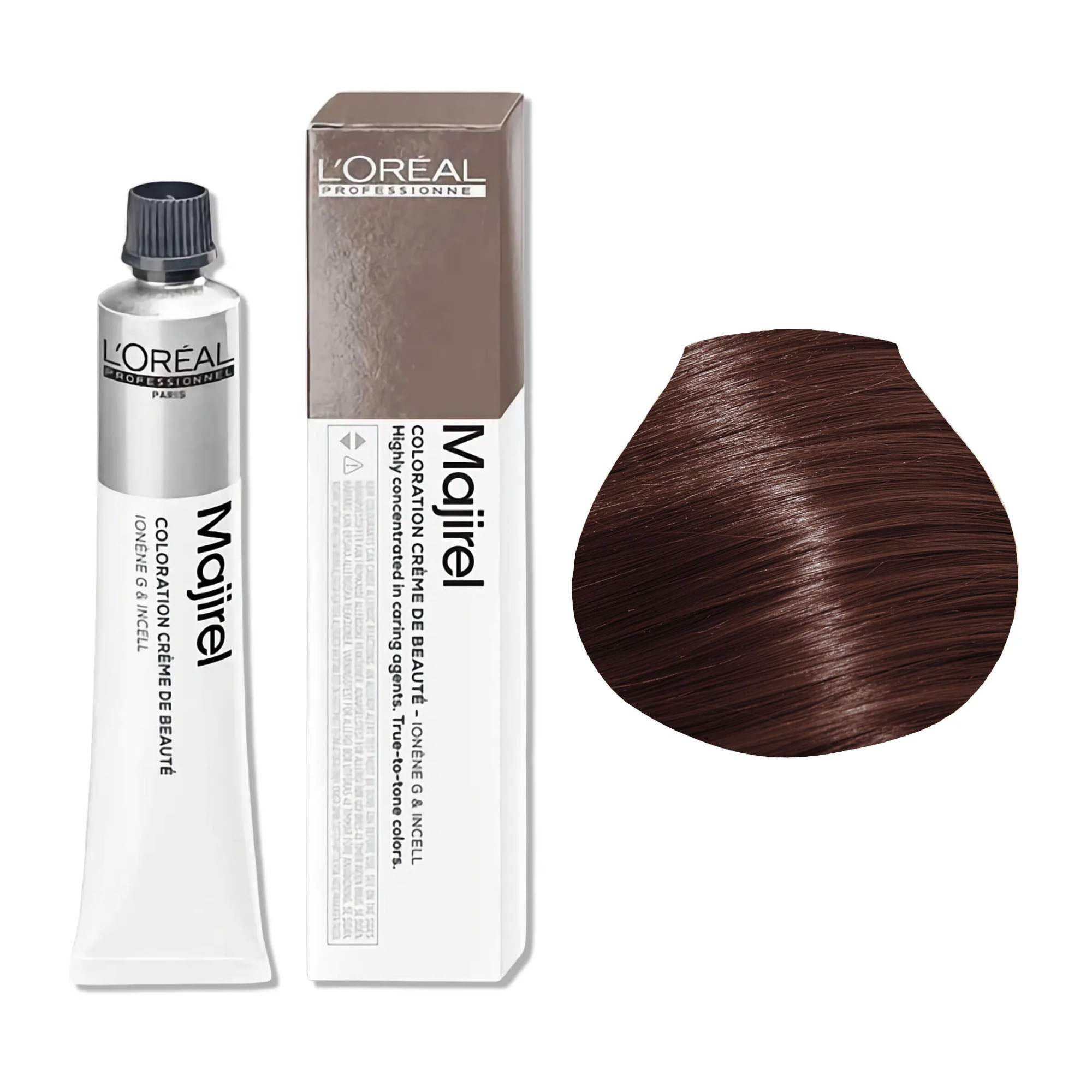 Loreal Professionnel - Majirel Permanent Hair Colour 5.52 Light Mahogany Iridescent Brown 50ml