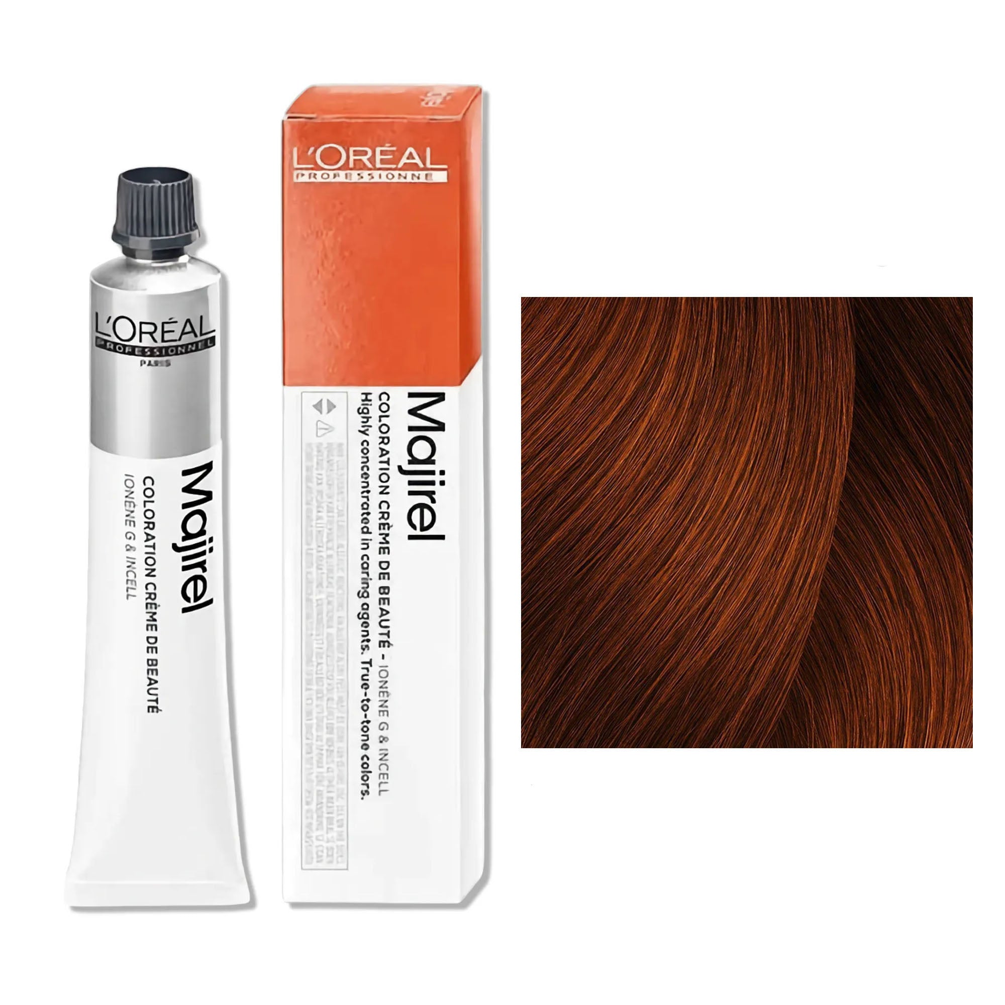 Loreal Professionnel - Majirel Permanent Hair Colour 6.40 Dark Intense Copper Blonde 50ml