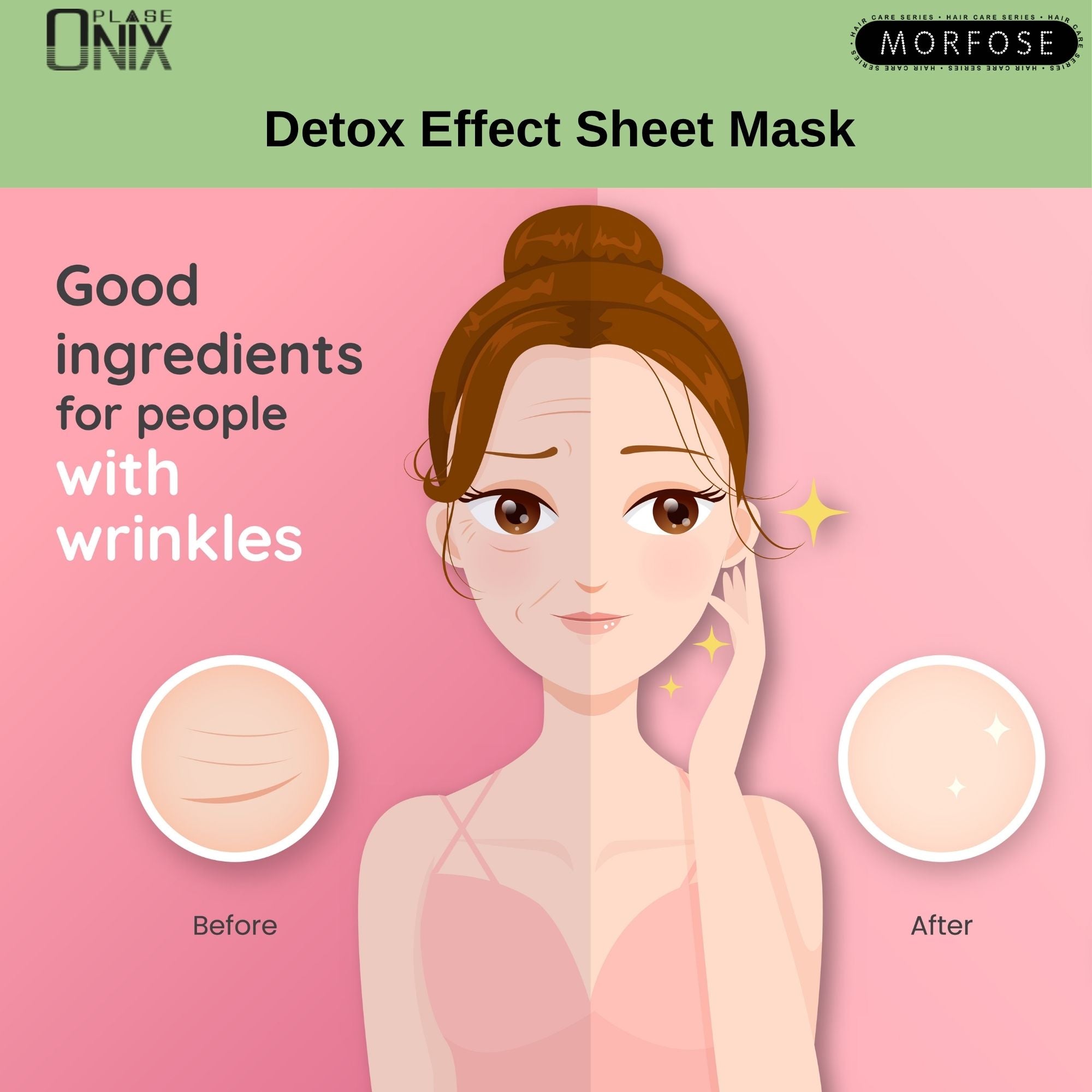 Morfose - Onix Detox Effect Sheet Face Mask 20ml
