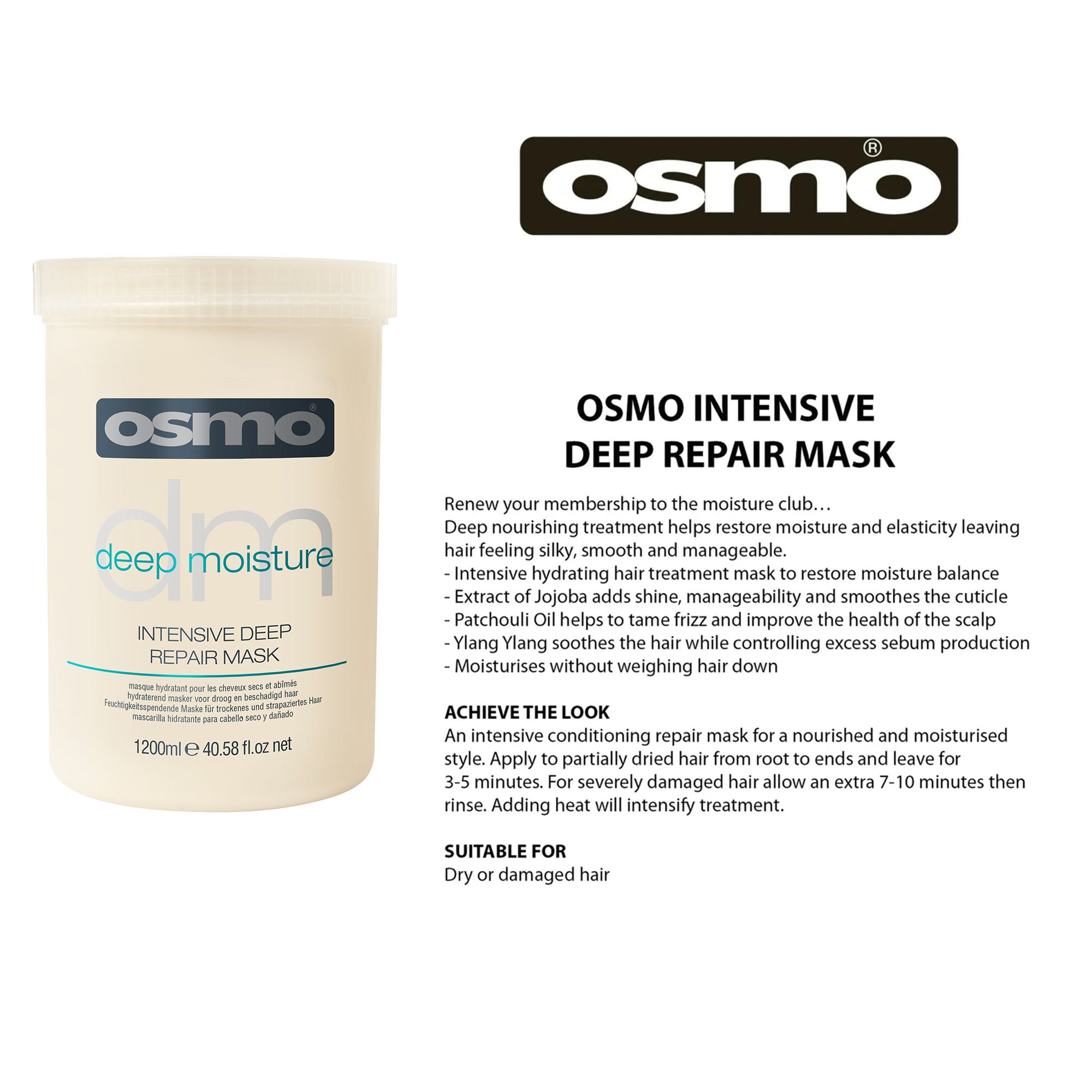 Osmo - Intensive Deep Repair Mask 1200ml