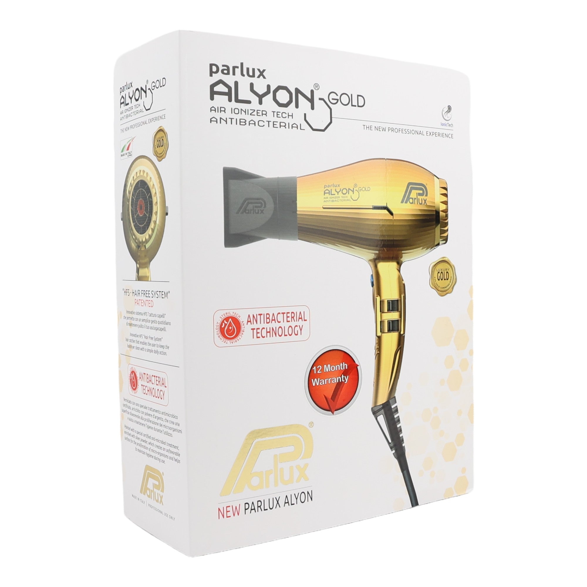 Parlux - Alyon Air Ionizer Hair Dryer 2250W Gold