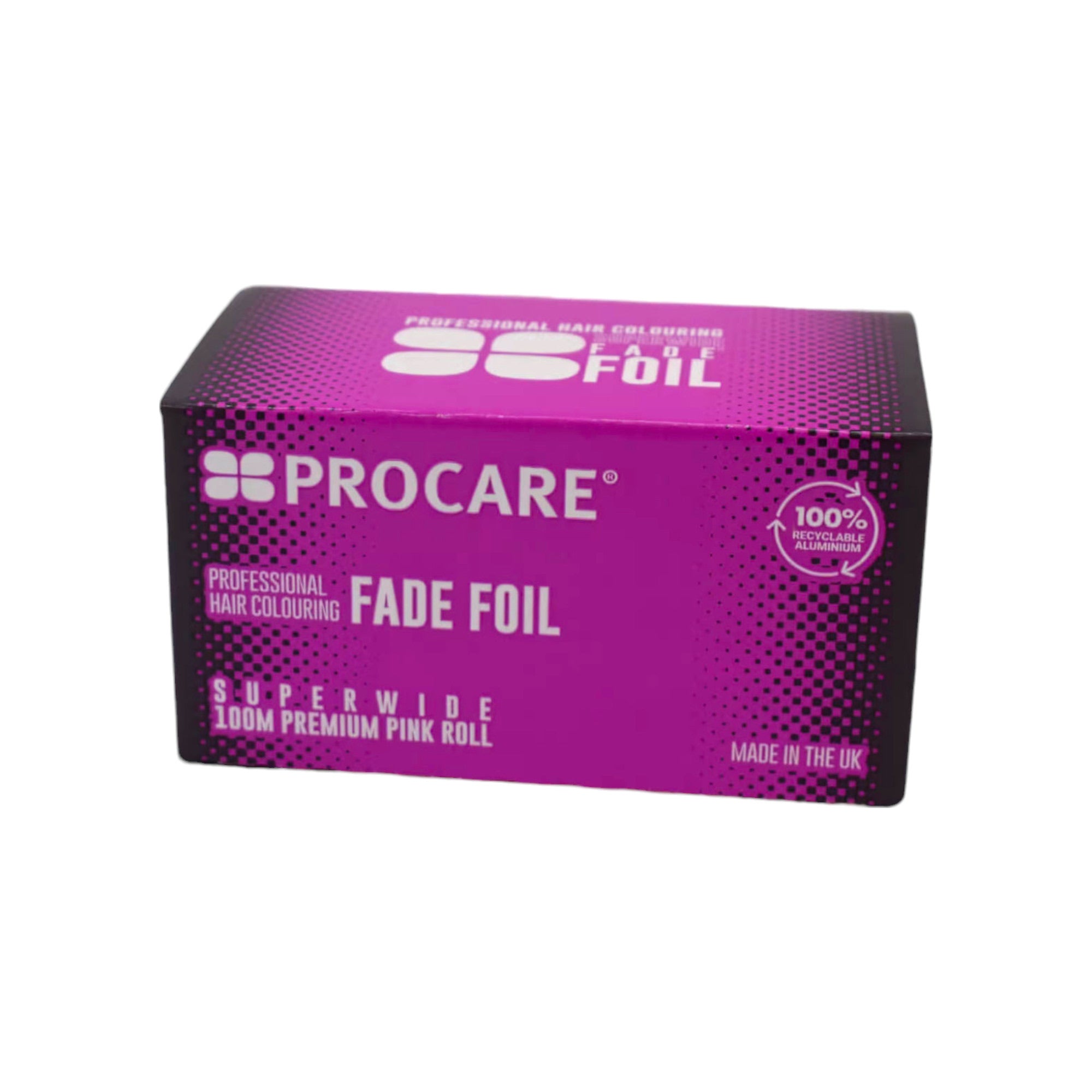 Procare - Premium Superwide Pink Fade Hair Foil Roll 120mm x 100m