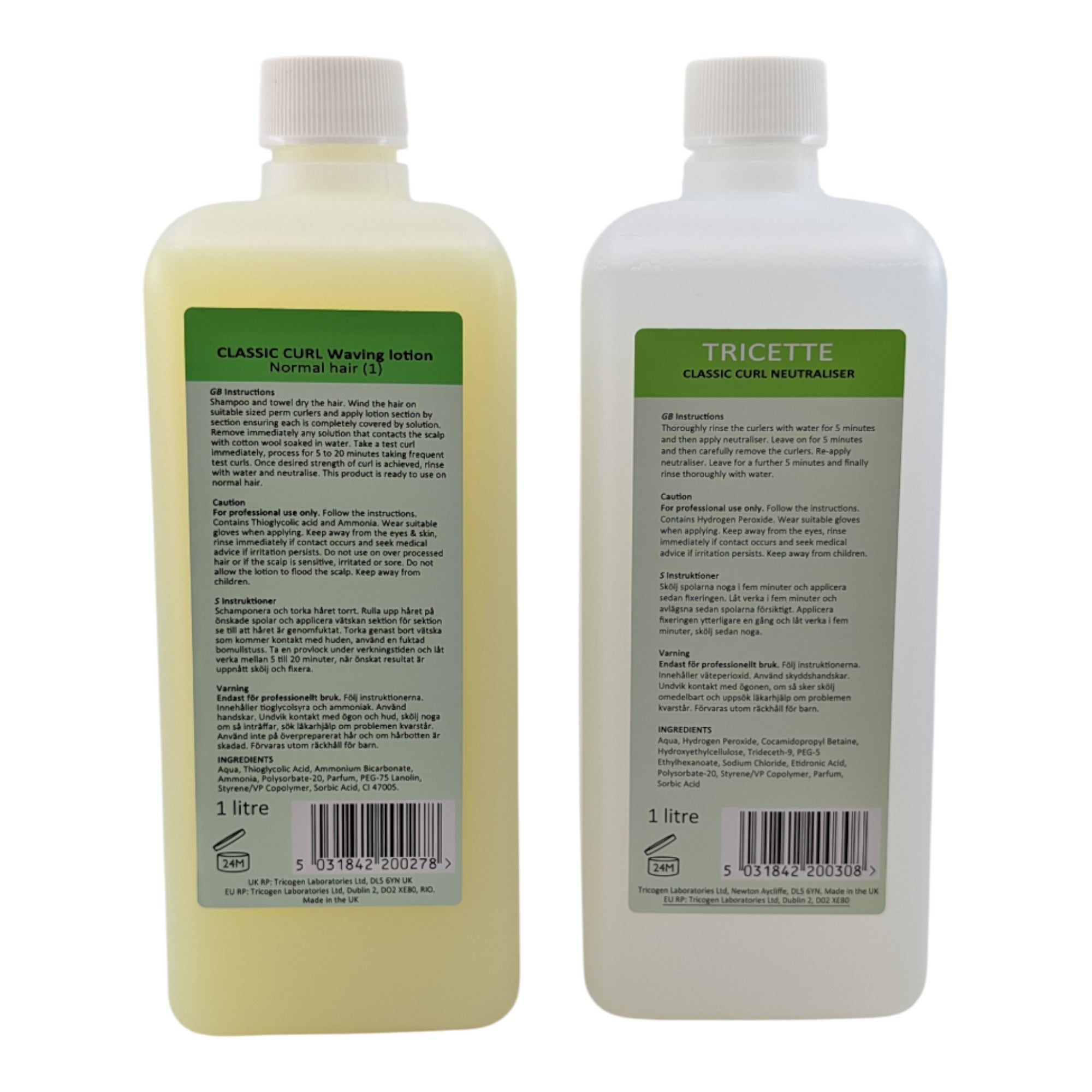 Tricette - Classic Curl Waving Lotion & Neutraliser 2x1000ml