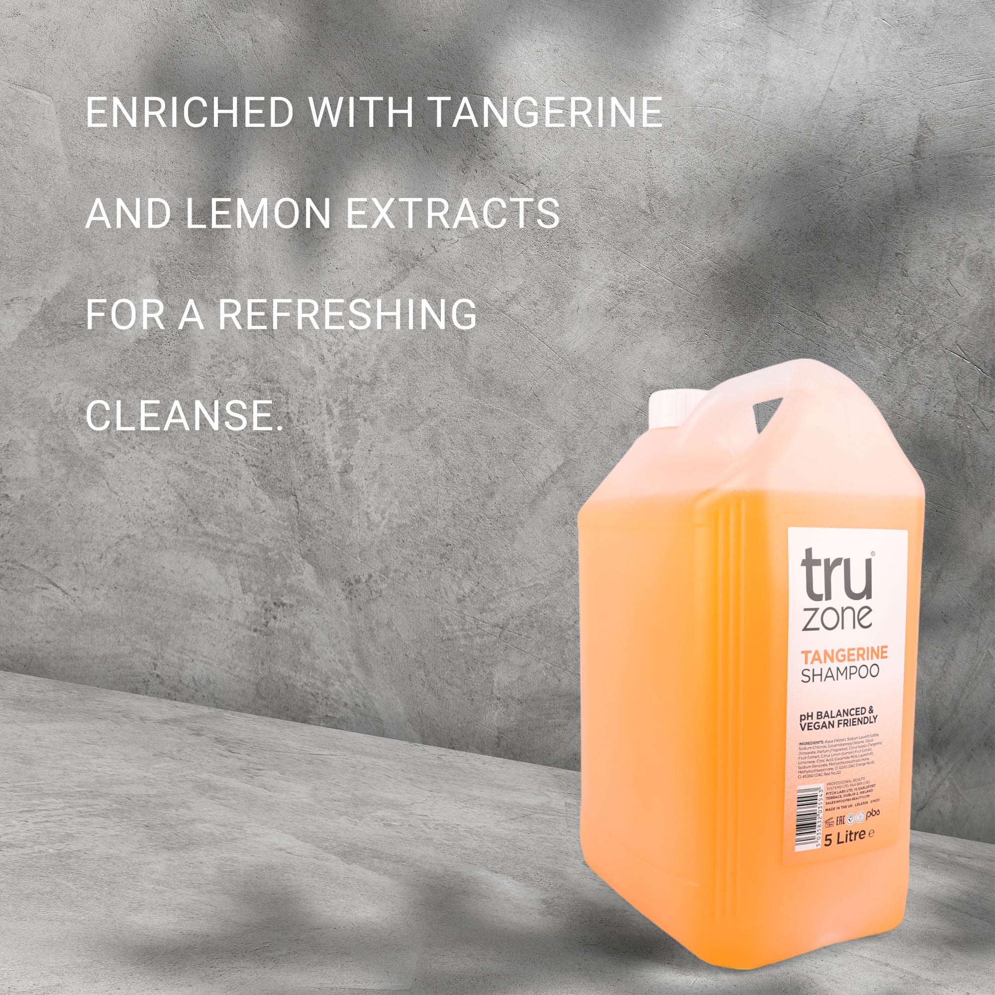 Truzone - Tangerine Shampoo 5000ml