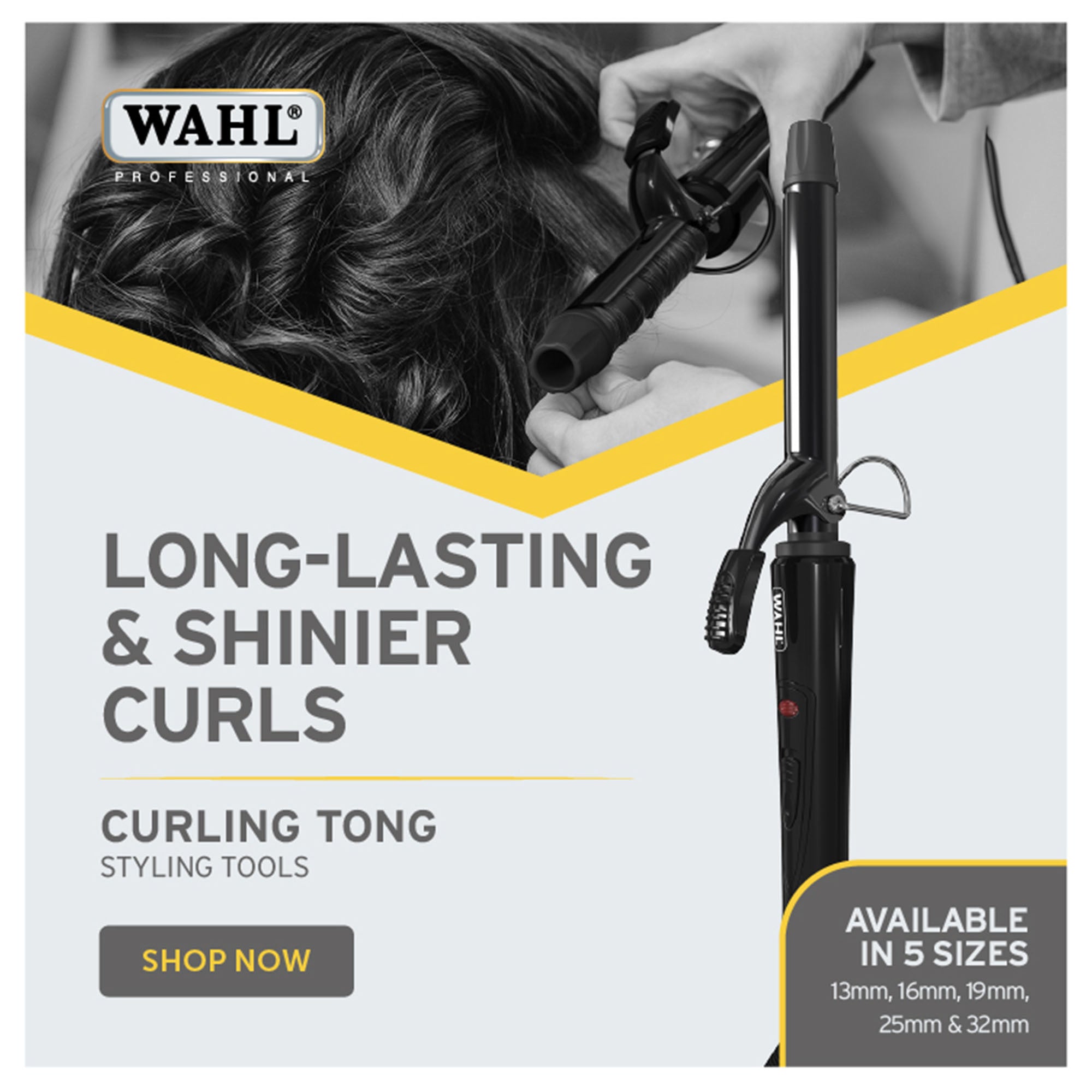 Wahl - Curling Tong Smooth Curls 19mm