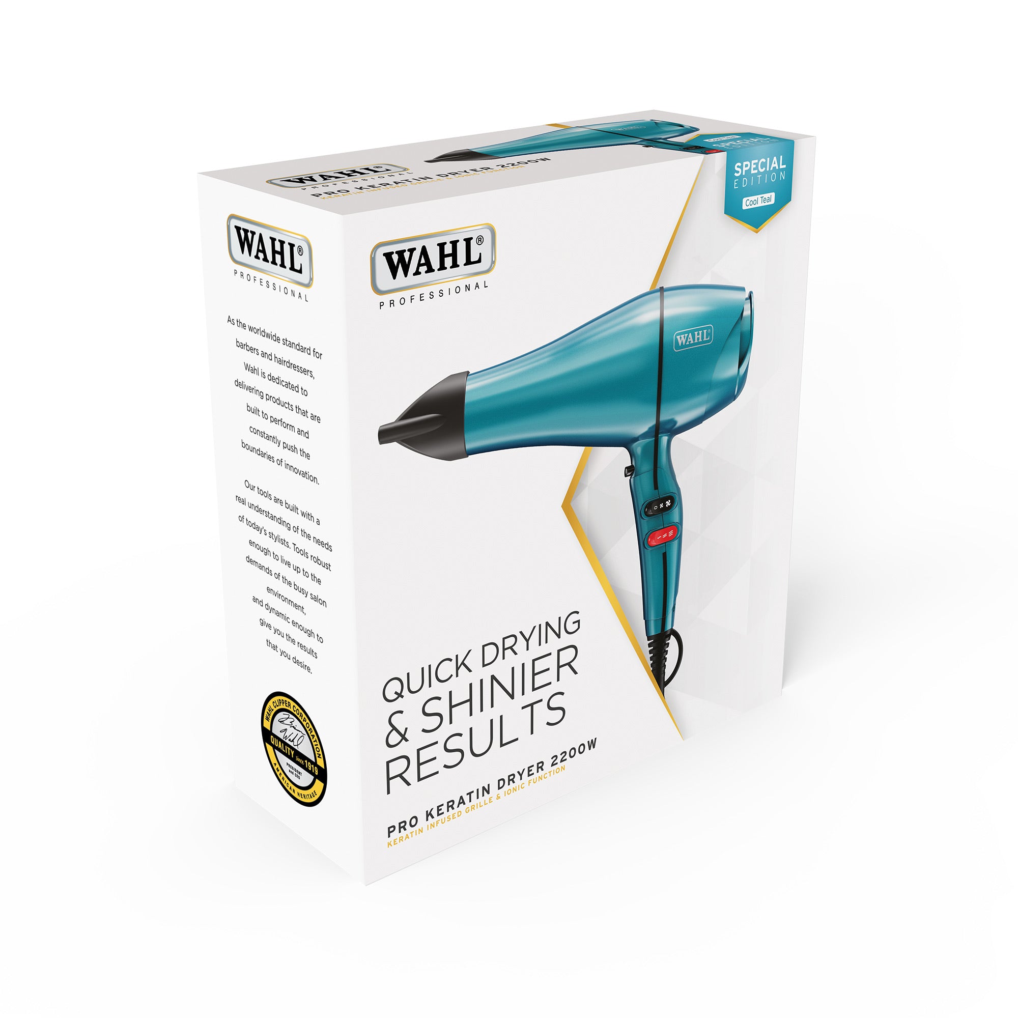 Wahl - Pro Keratin Dryer Special Edition Cool Teal 2200W