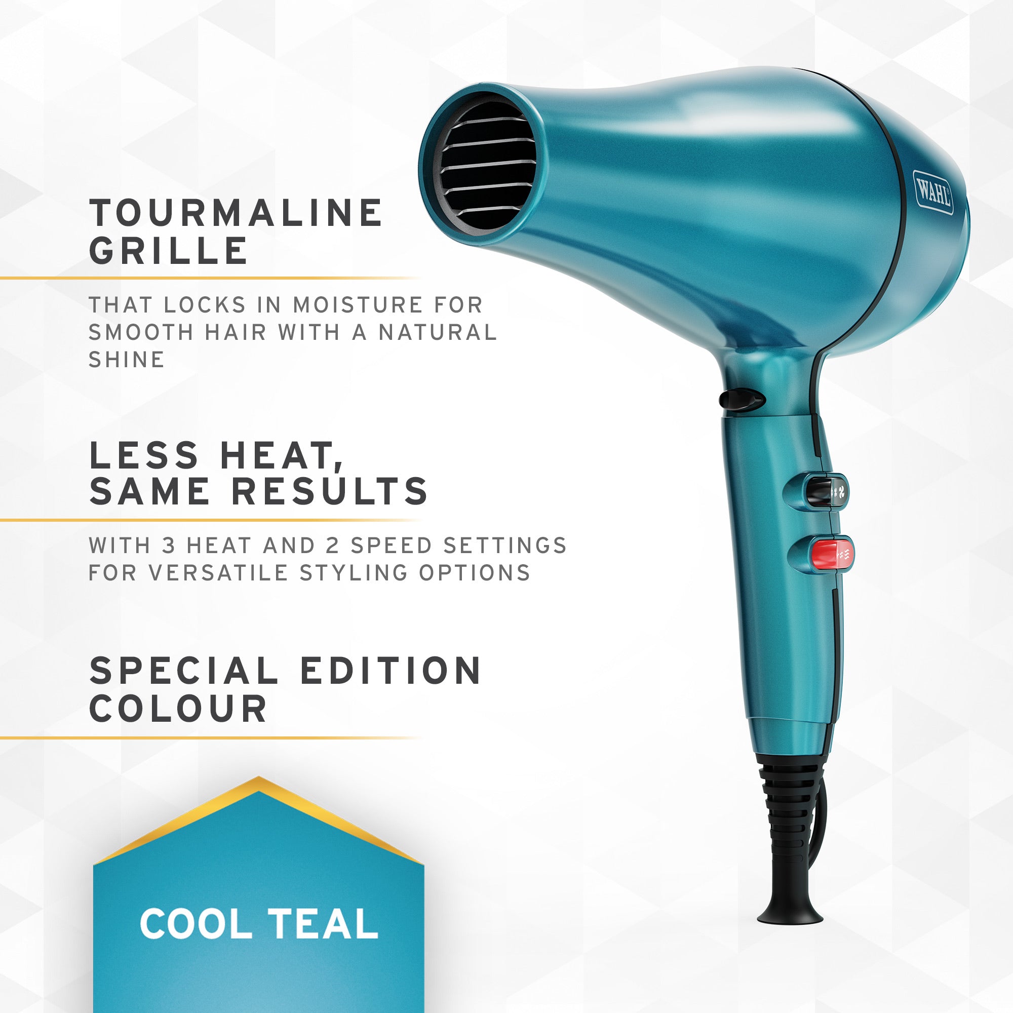 Wahl - Pro Keratin Dryer Special Edition Cool Teal 2200W