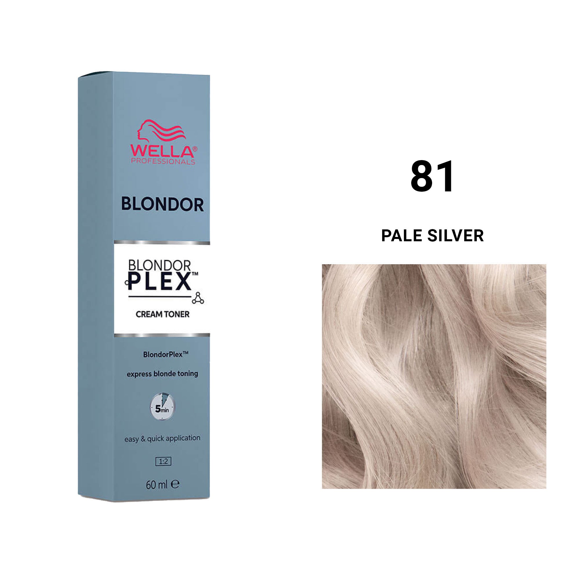 Wella Professionals - BlondorPlex Cream Toner Pale Silver /81 60ml