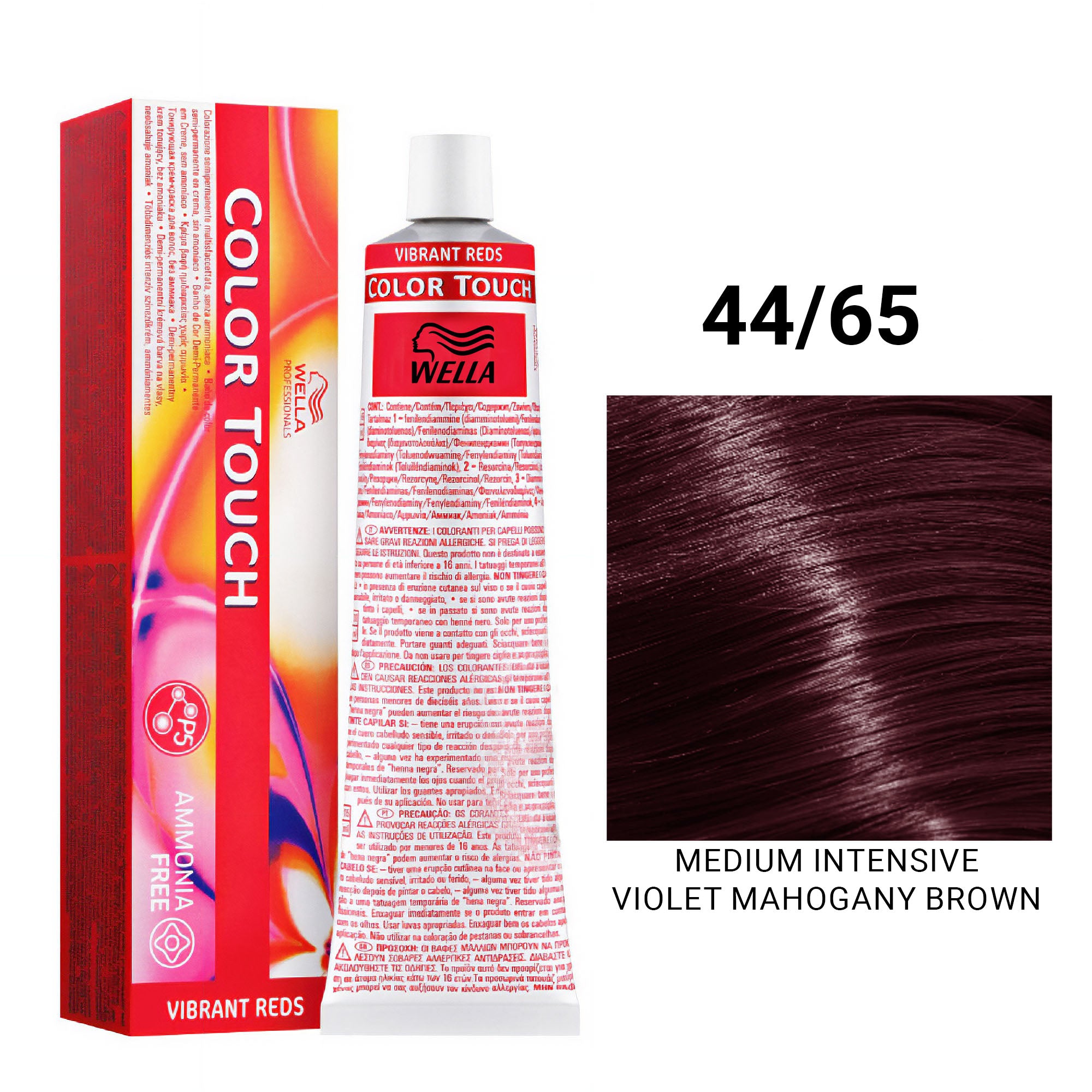 Wella Professionals - Color Touch 44/65 Medium Intensive Violet Mahogany Brown 60ml