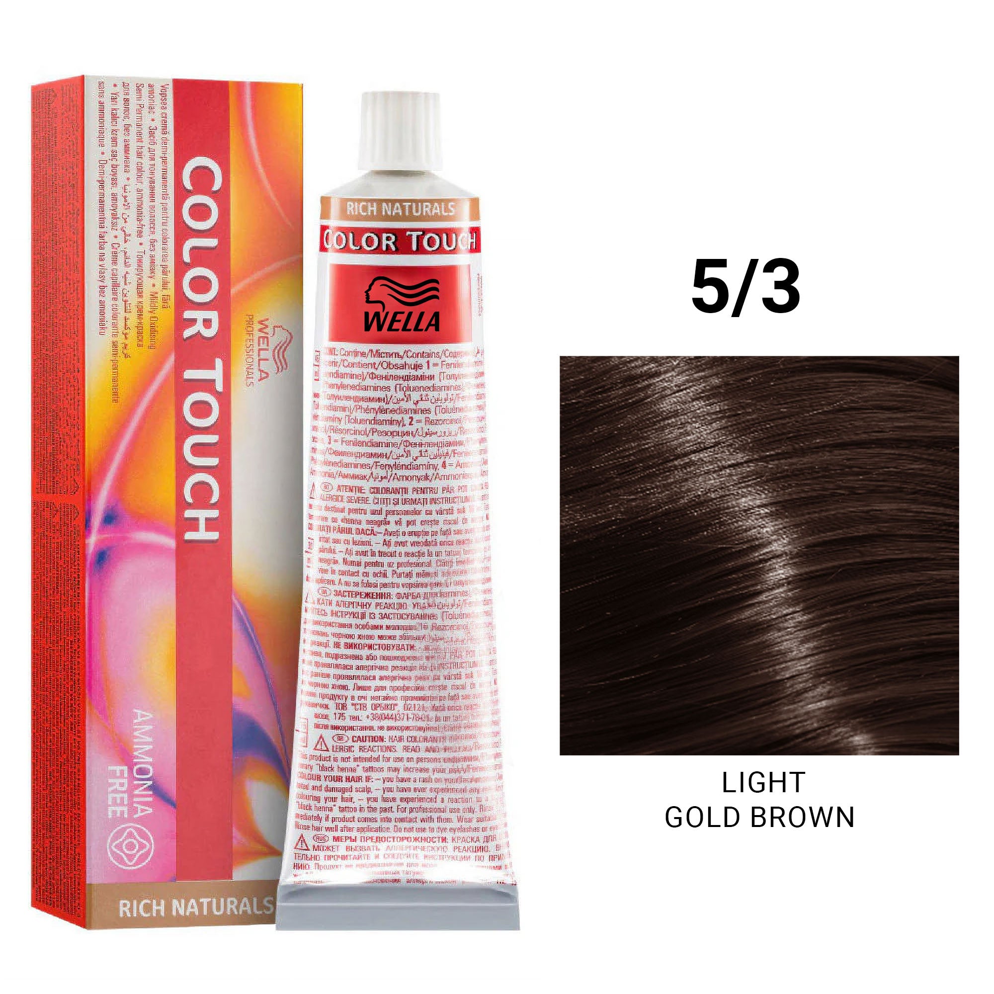 Wella Professionals - Color Touch 5/3 Light Gold Brown 60ml