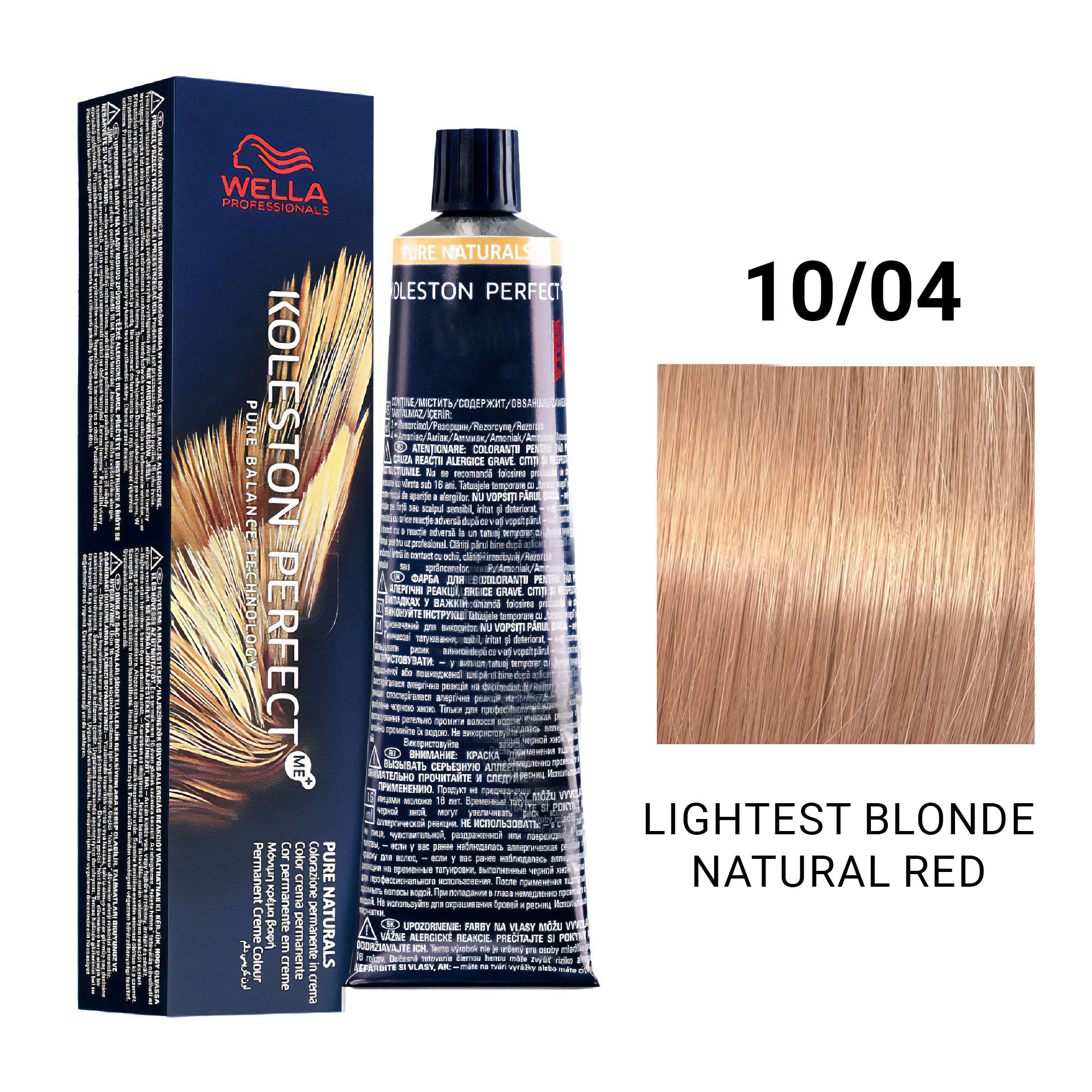 Wella Professionals - Koleston Perfect Me+ 10/04 Lightest Blonde Natural Red 60ml