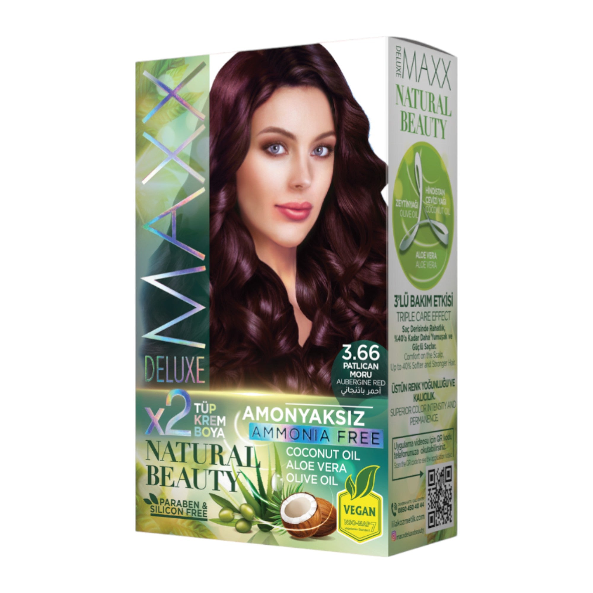 Maxx Deluxe - Natural Beauty Hair Colour Ammonia Free (2 Applications)