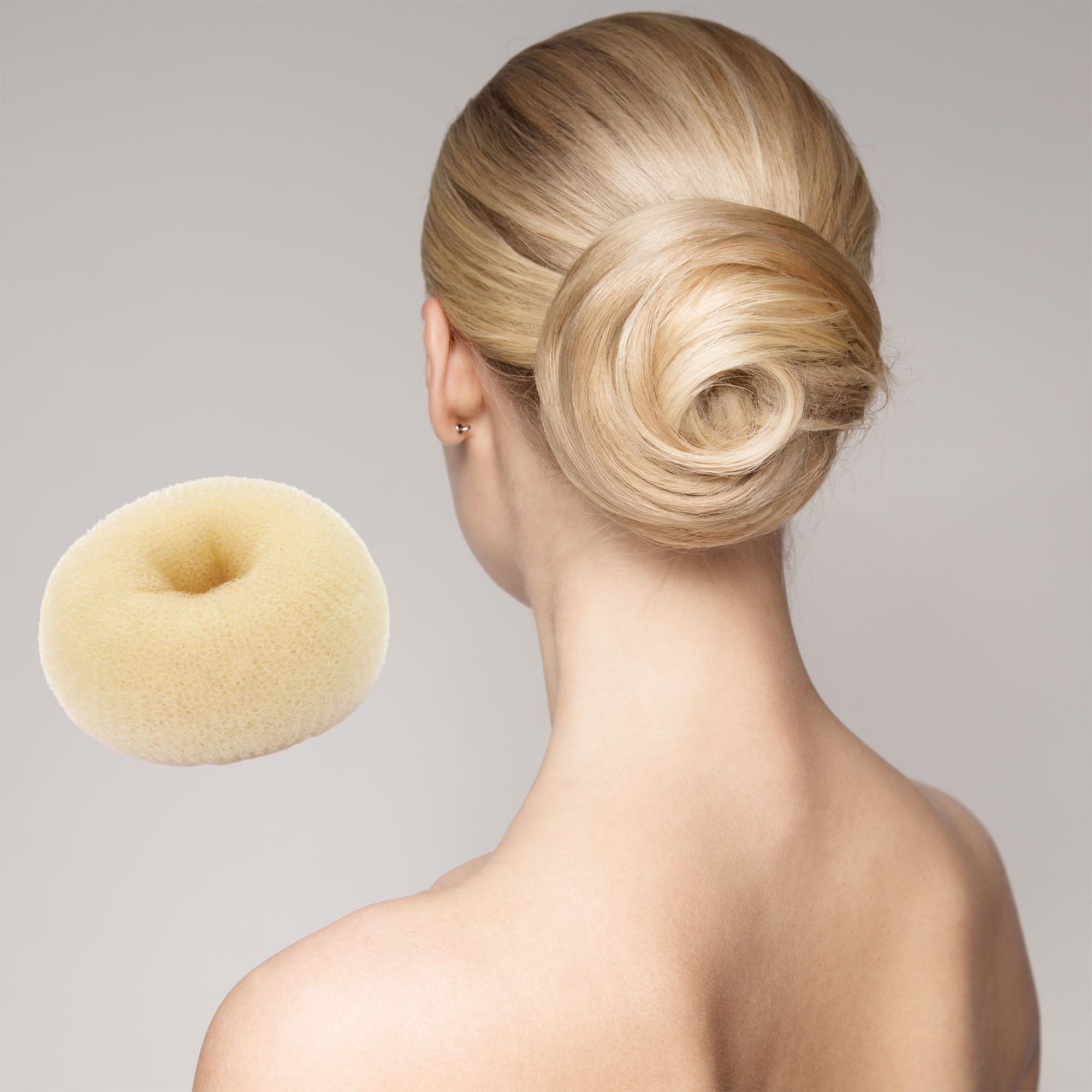 Hair Tools - Bun Ring Blonde 8cm