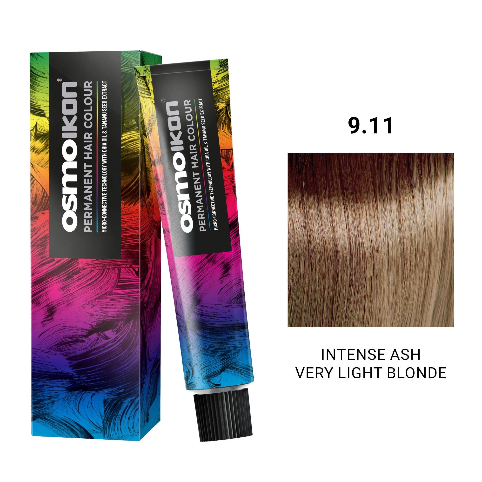 Osmo - Ikon Permanent Hair Colour 9.11 Intense Ash Very Light Blonde 100ml