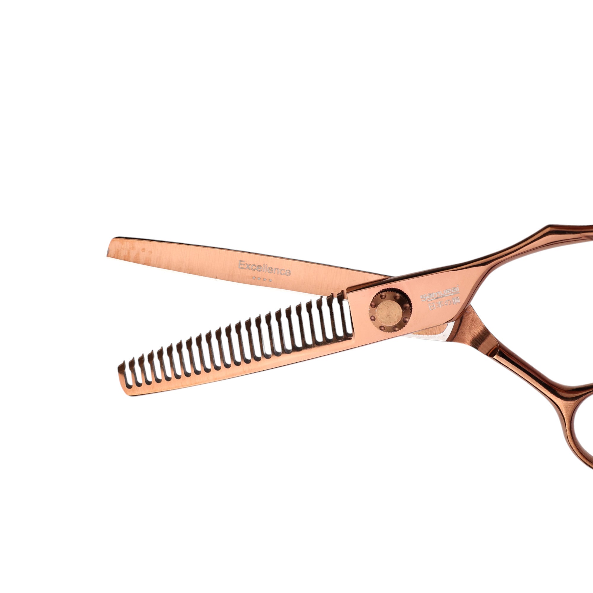 Samurai - 100-630 Classic Pro Rose Gold Premium Thinning Scissors 5.75 Inch (14.5cm)