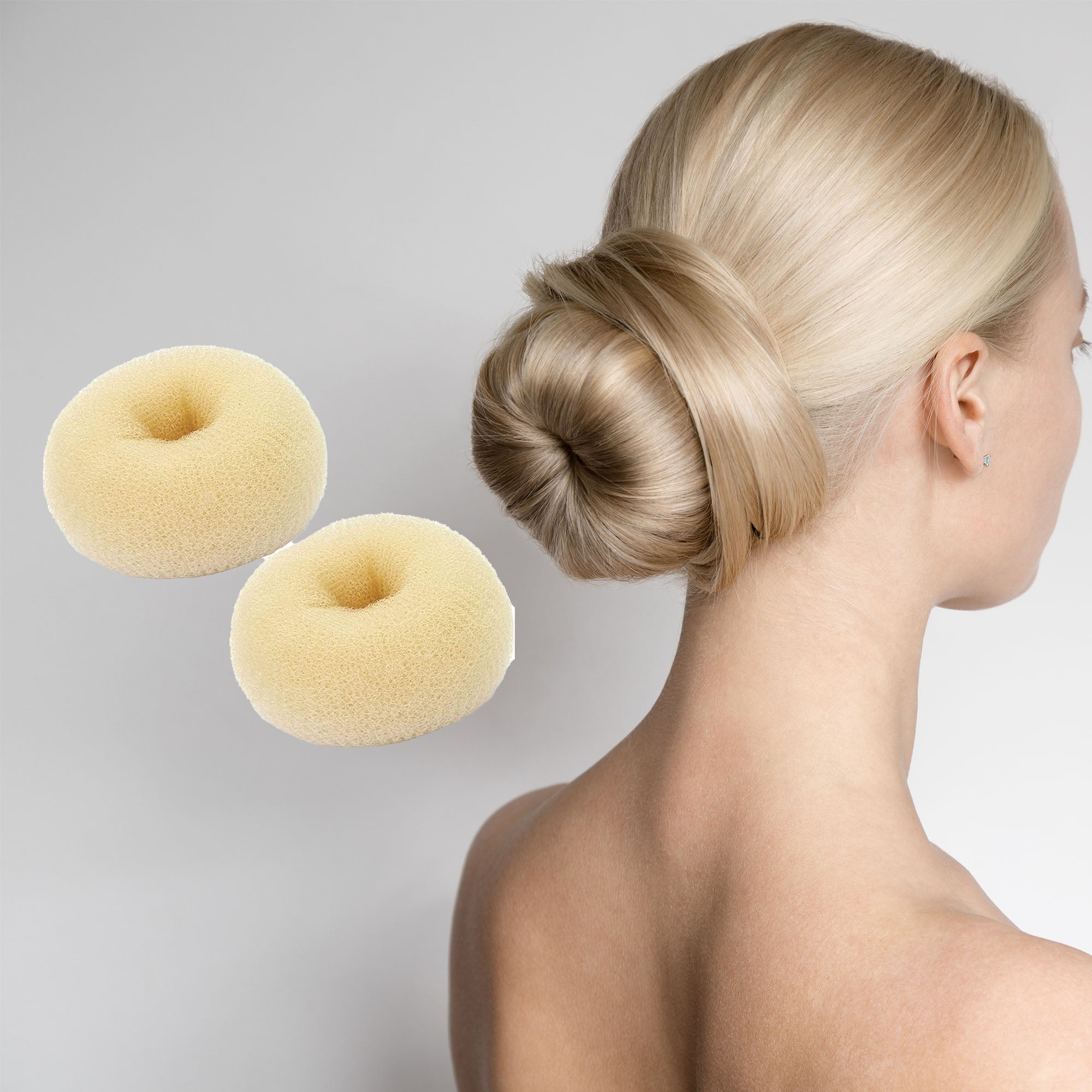 Hair Tools - Bun Ring Blonde 12cm