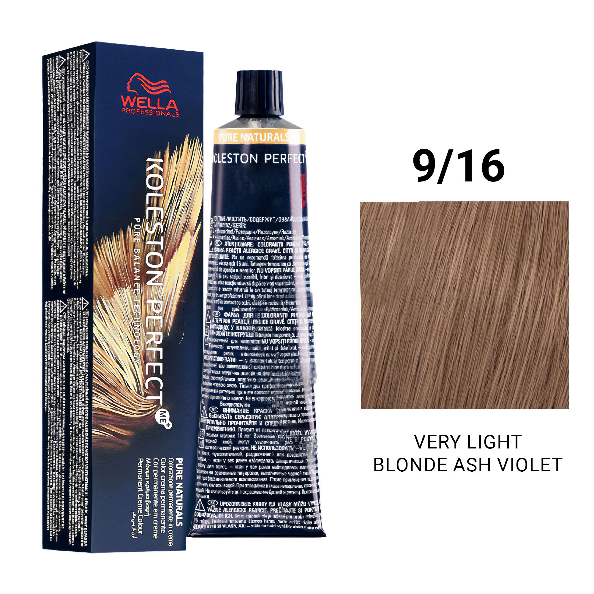 Wella Professionals - Koleston Perfect Me+ 9/16 Very Light Blonde Ash Violet 60ml