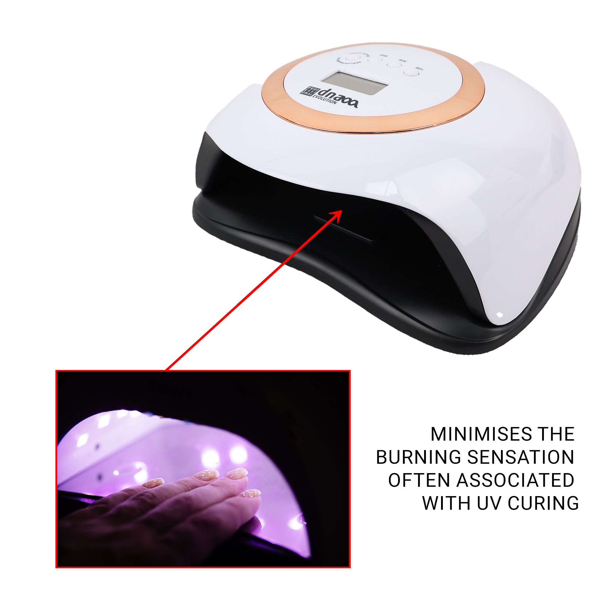 Kiepe -  DNA Evolution Led Nail Lamp Gold