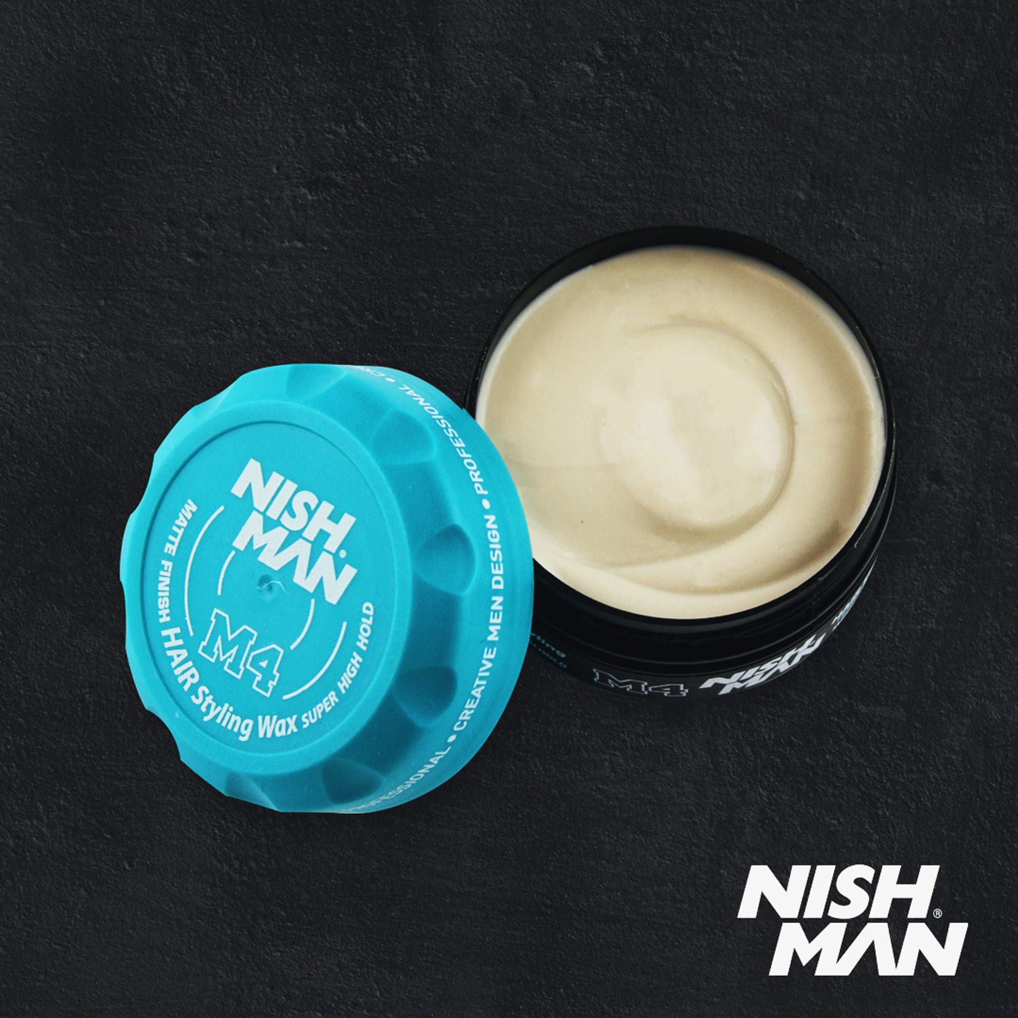 Nishman - Hair Styling Wax M4 Matte Finish Super High Hold 100ml