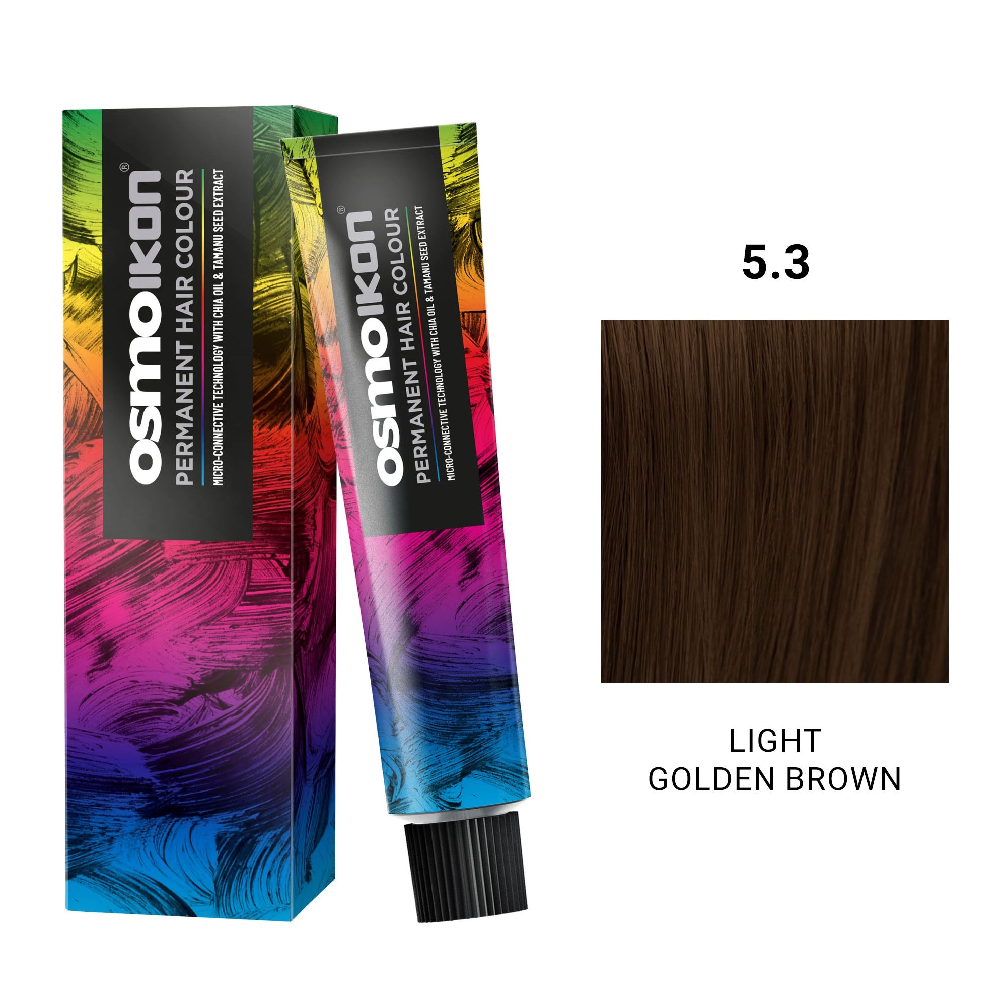 Osmo - Ikon Permanent Hair Colour 5.3 Light Golden Brown 100ml