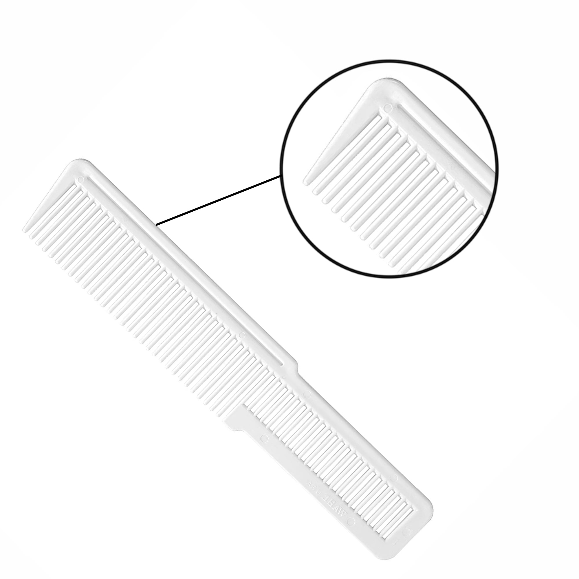 Wahl - Flat Top Comb Large White 20.5cm