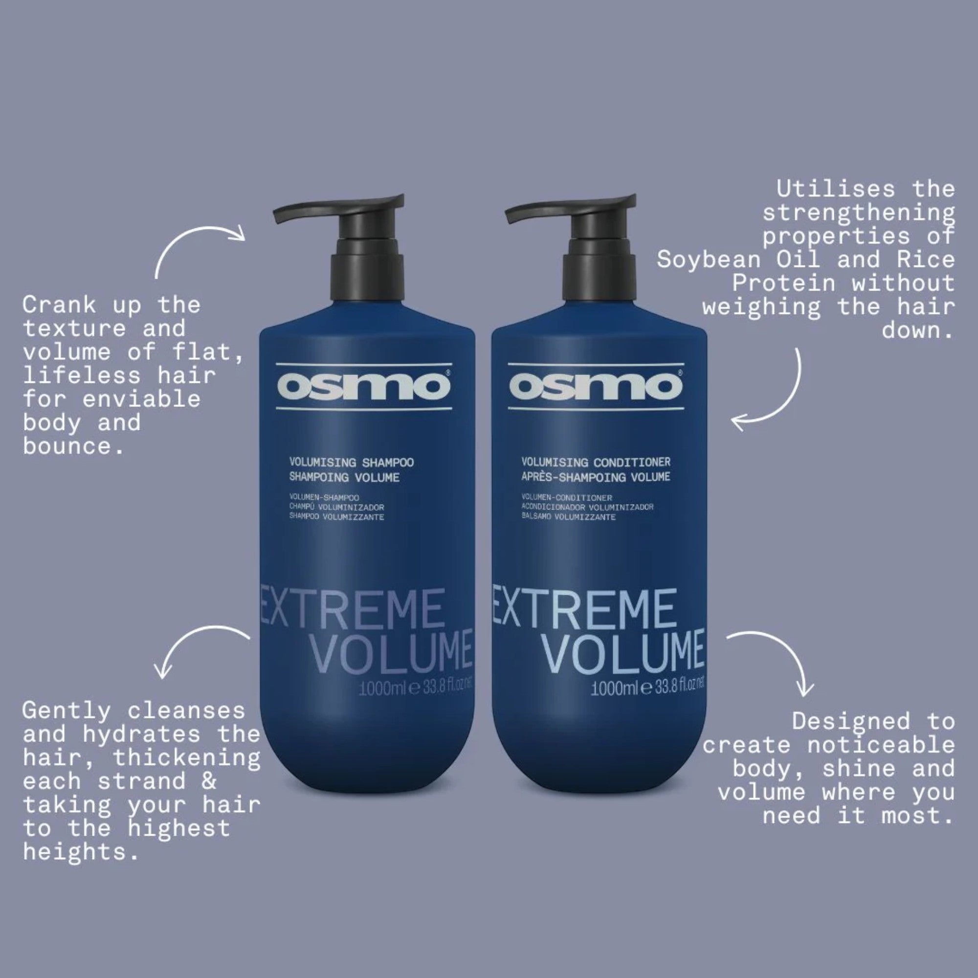 Osmo - DUO Extreme Volume Shampoo & Conditioner