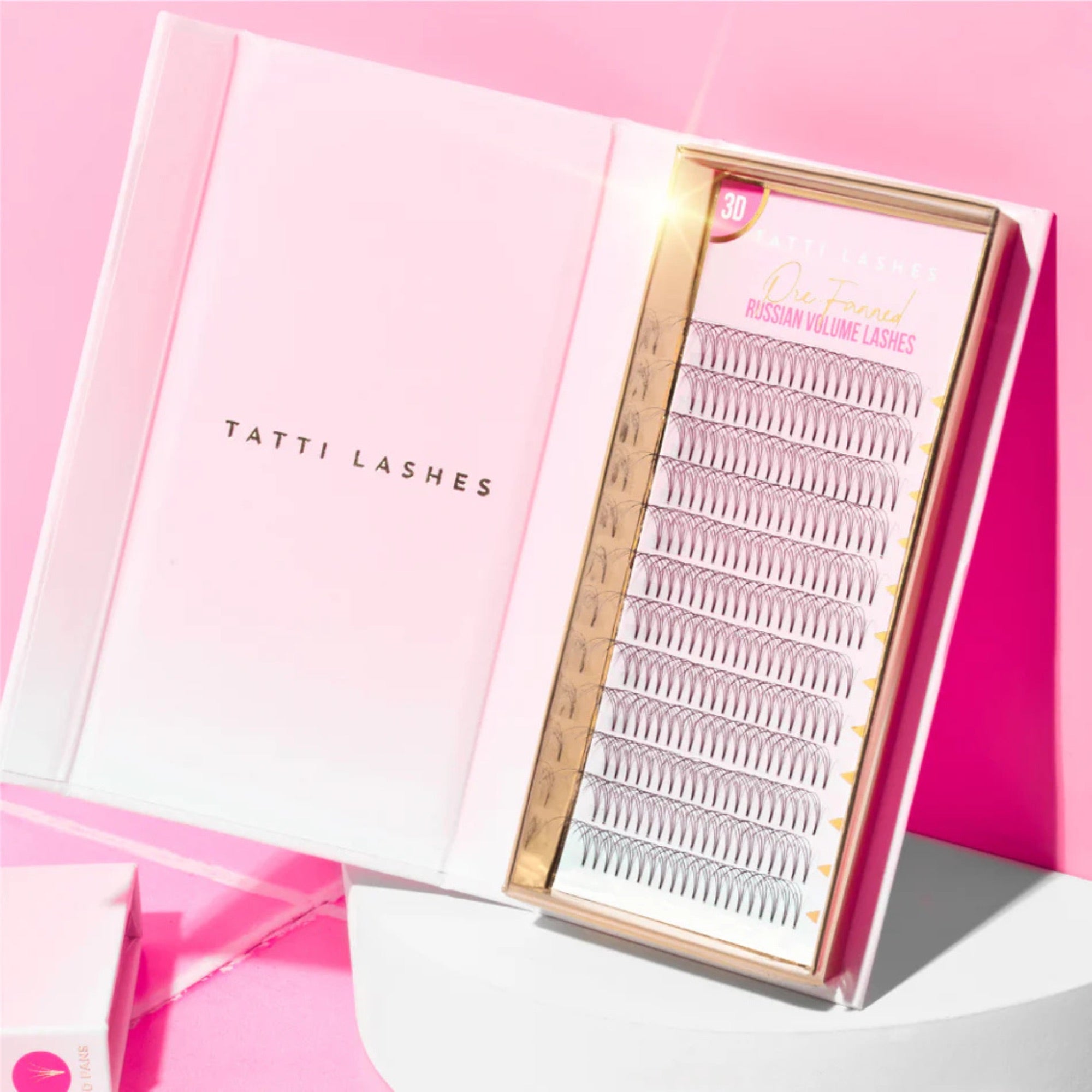 Tatti Lashes - 3D Pre-Fanned Russian Volume  Lashes 0.10 D Curl (10-16mm)
