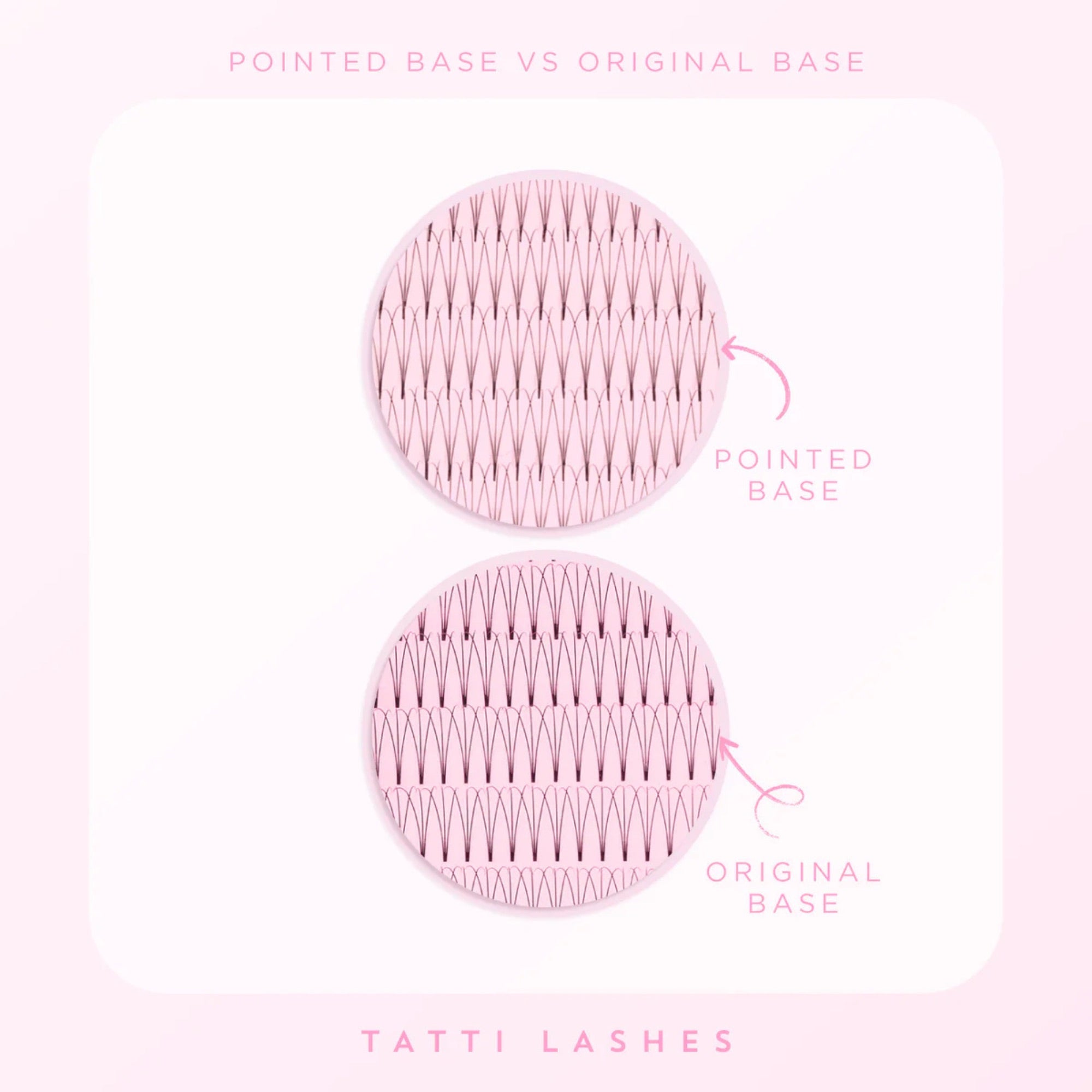 Tatti Lashes - 3D Pre-Fanned Russian Volume  Lashes 0.10 D Curl (10-16mm)