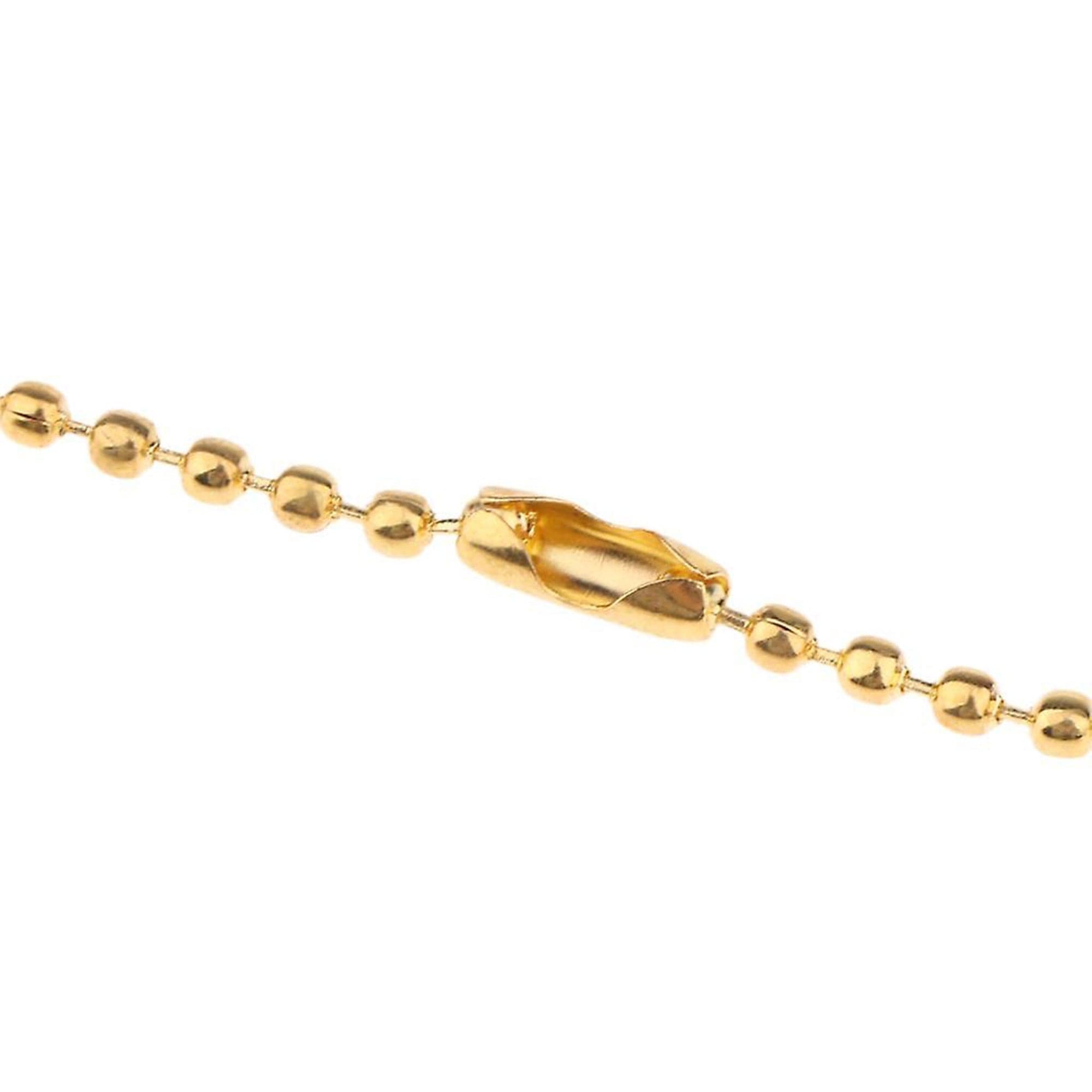Eson - Razor Blade Shaped Pendant Necklace (Gold Colour)