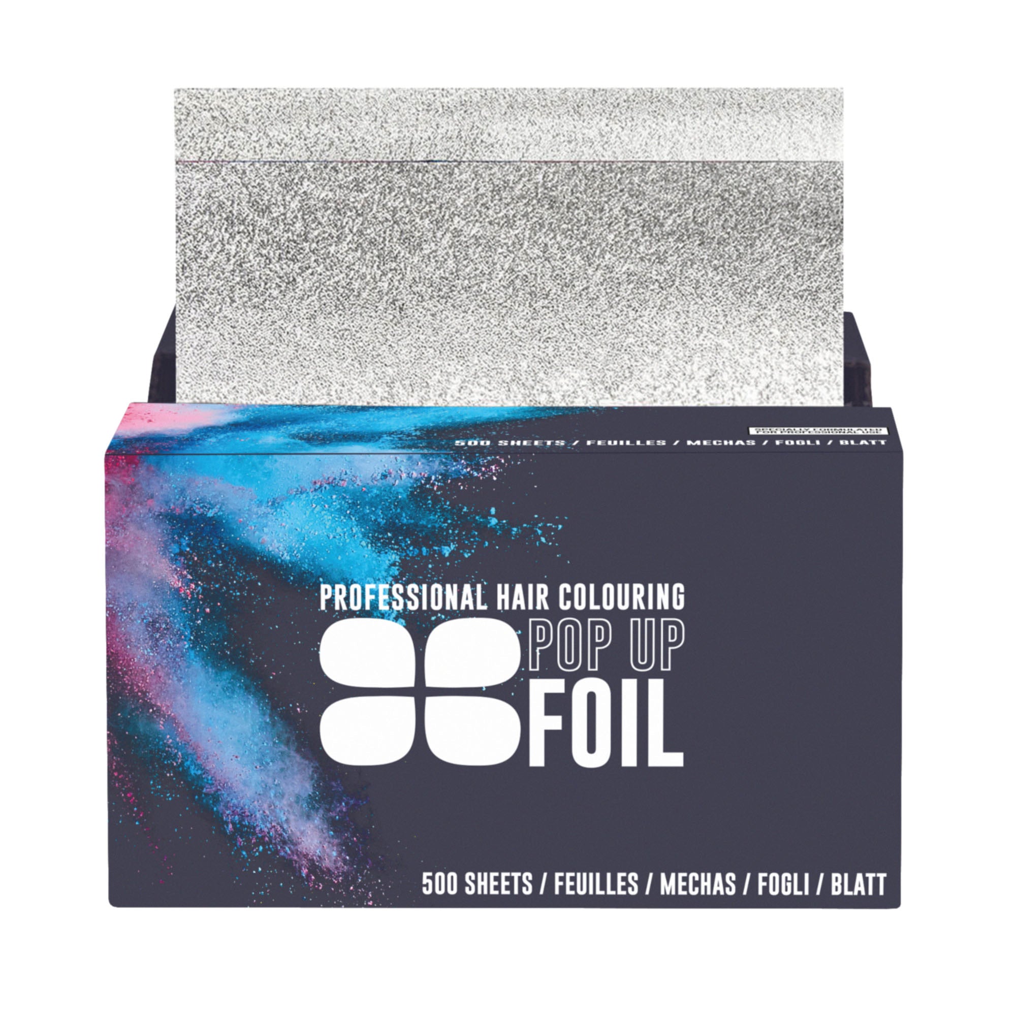 Procare - Embossed Silver Hair Foil Pop Up 500 Sheets 130mm x 280mm