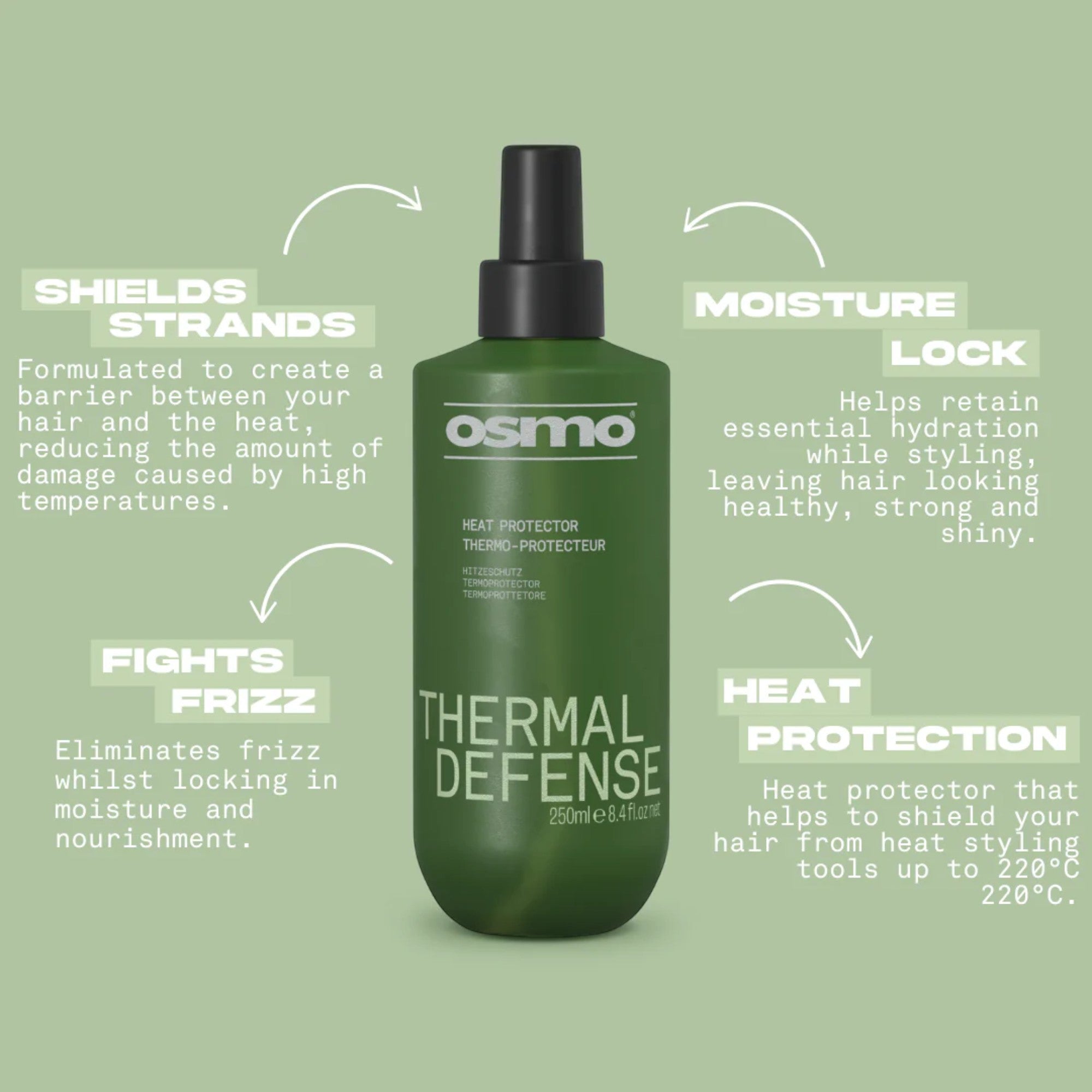 Osmo - Thermal Defense Heat Protectant Spray 250ml
