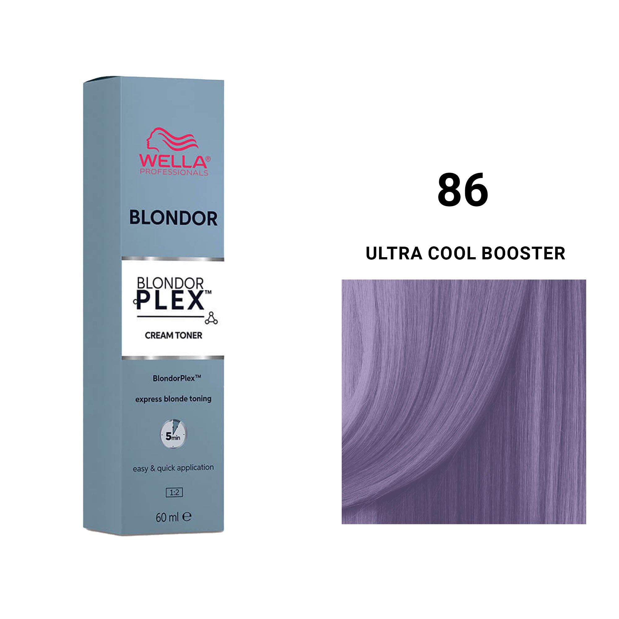 Wella Professionals - BlondorPlex Cream Toner Ultra Cool Booster /86 60ml