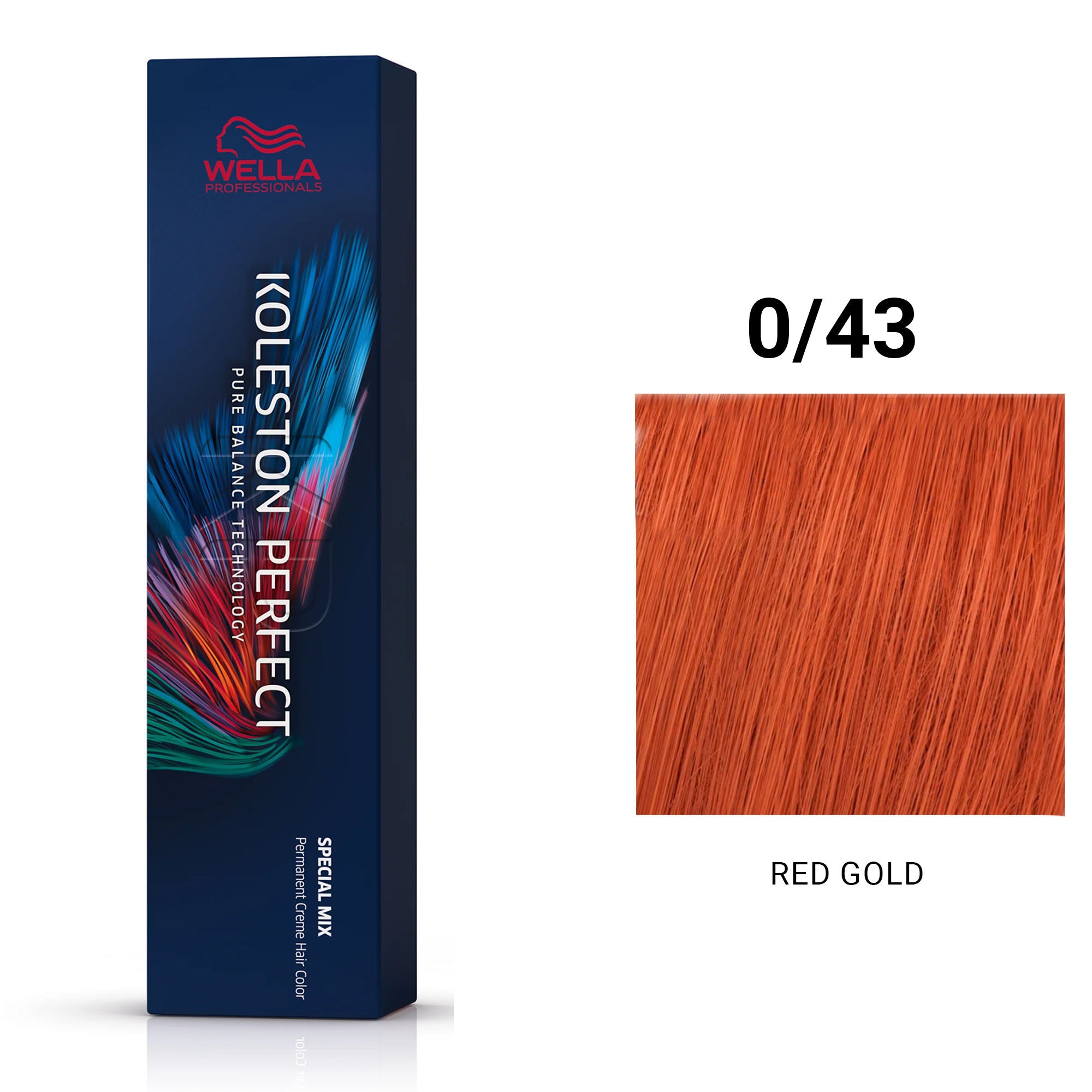 Wella Professionals - Koleston Perfect Me+ 0/43 Special Mix Red Gold 60ml