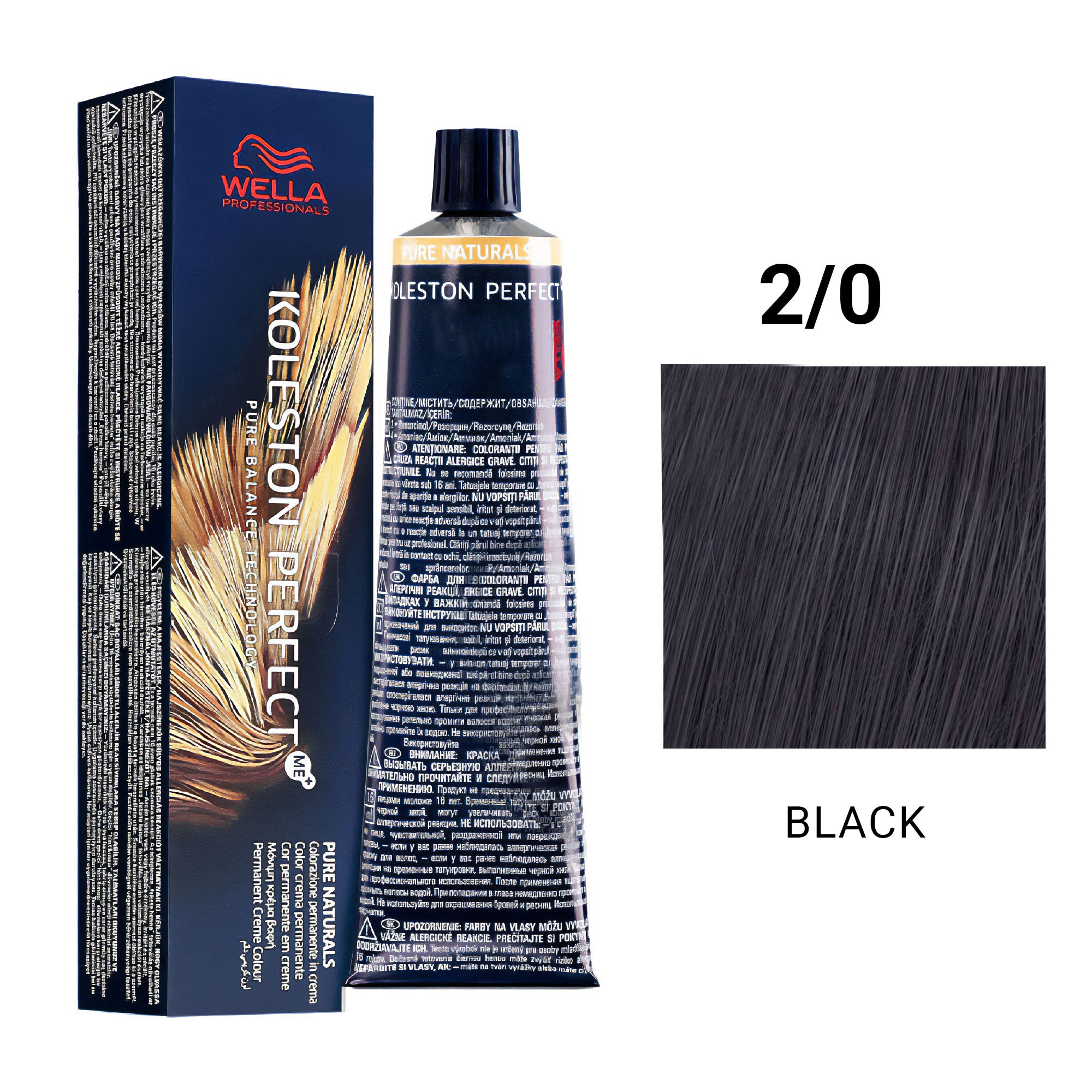 Wella Professionals - Koleston Perfect Me+ 2/0 Black 60ml