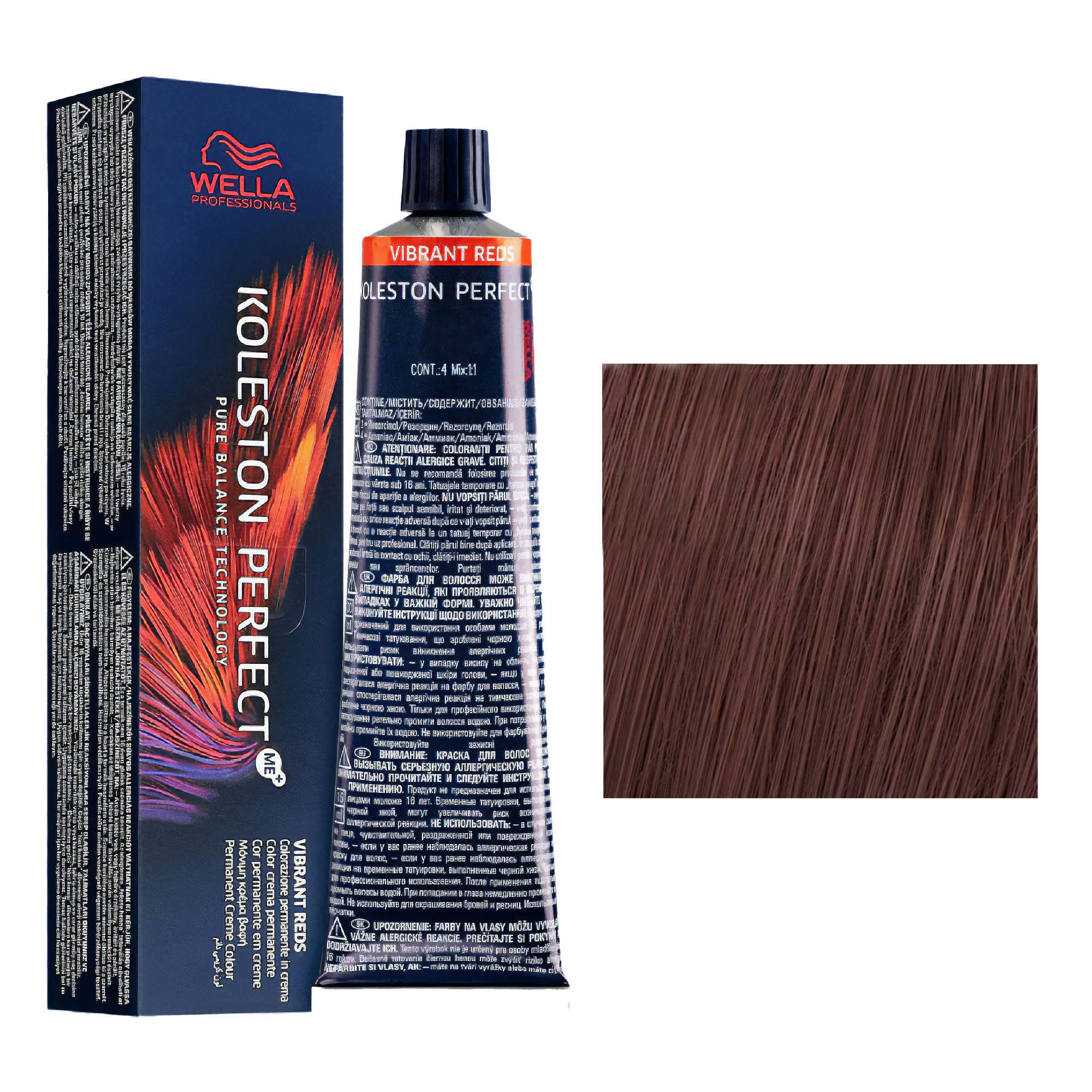 Wella Professionals - Koleston Perfect Me+ 5/41 Light Brown Red Ash 60ml