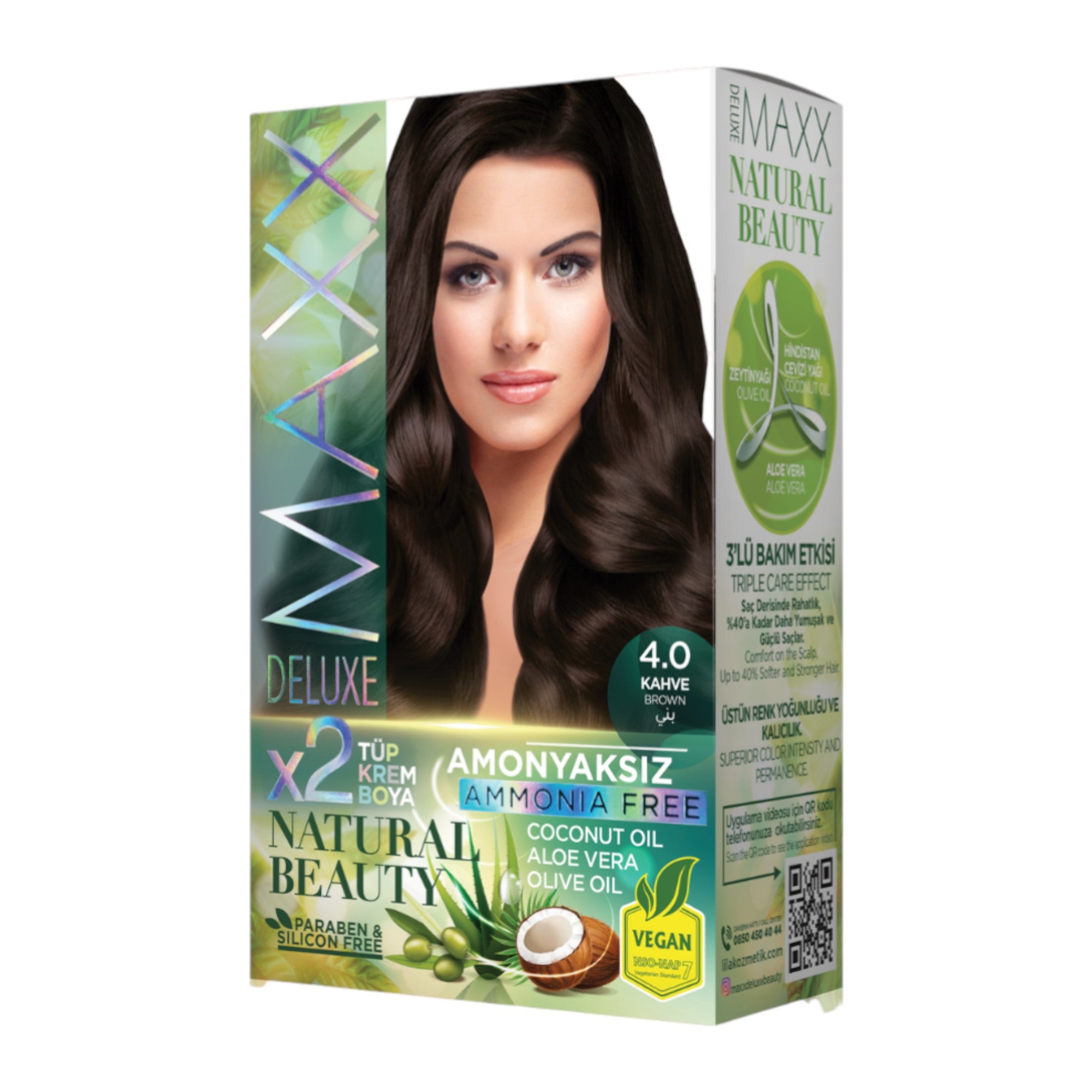 Maxx Deluxe - Natural Beauty Hair Colour Ammonia Free (2 Applications)