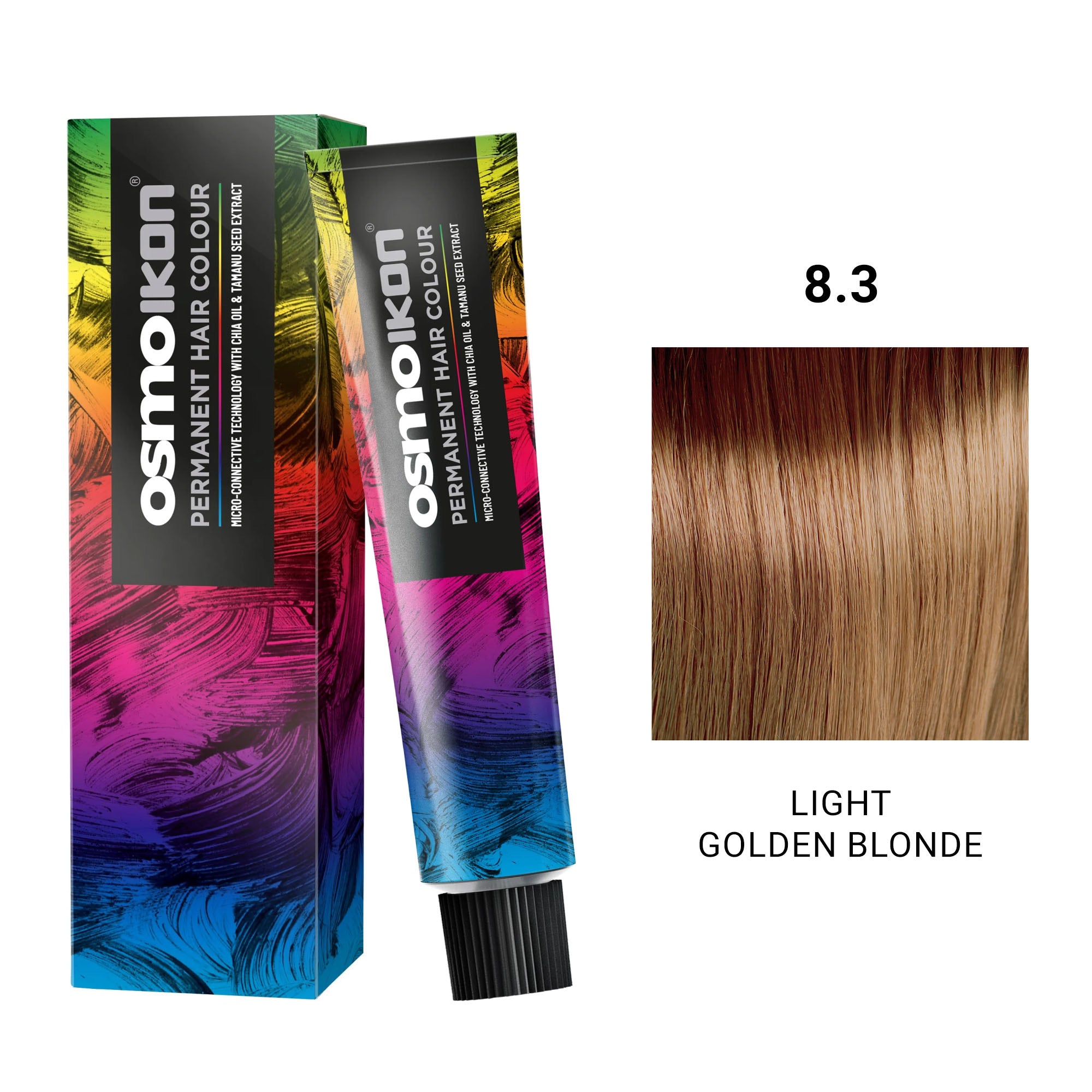 Osmo - Ikon Permanent Hair Colour 8.3 Light Golden Blonde 100ml