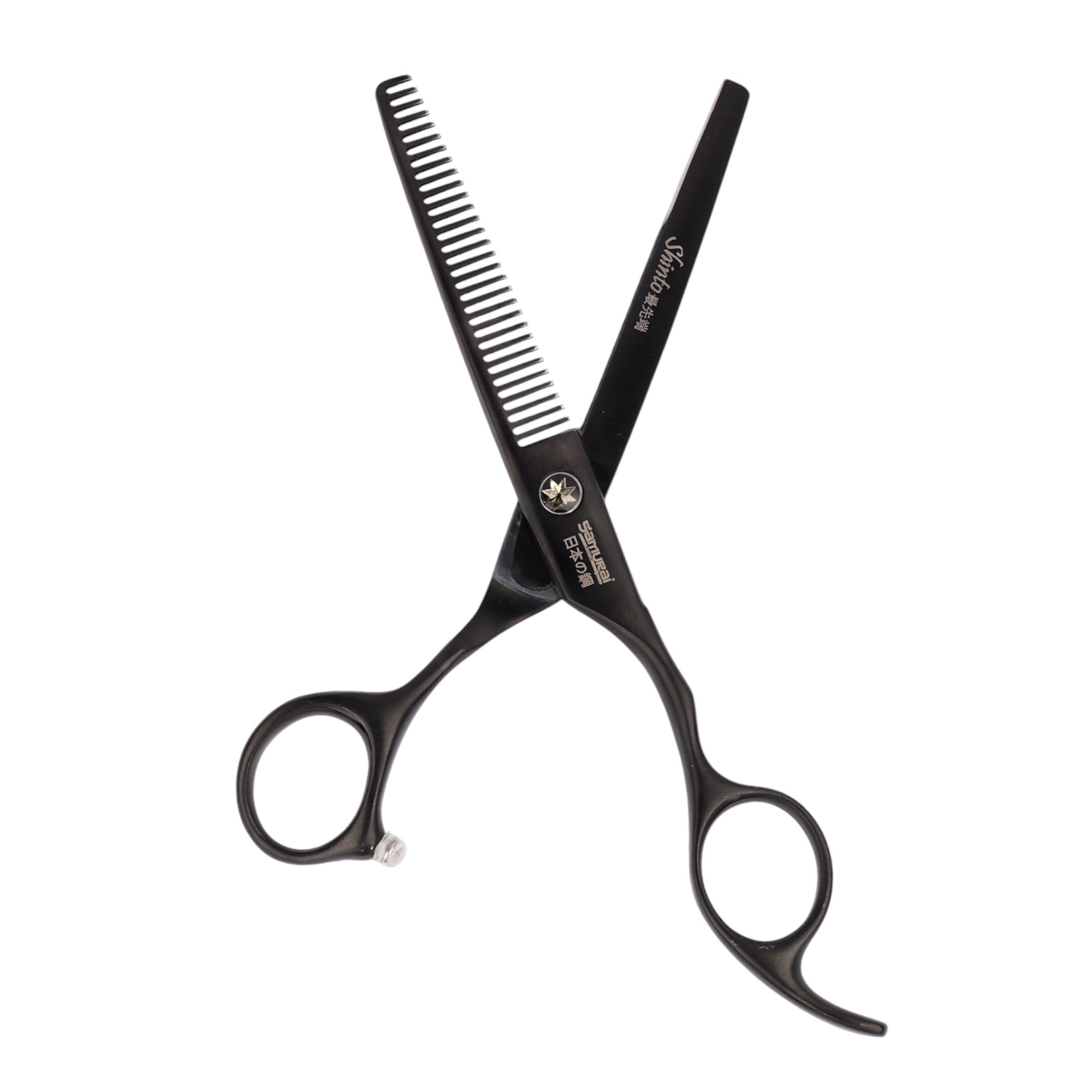 Samurai - 300-300BK Shinto Black Thinning Scissors 6 Inch (16cm)