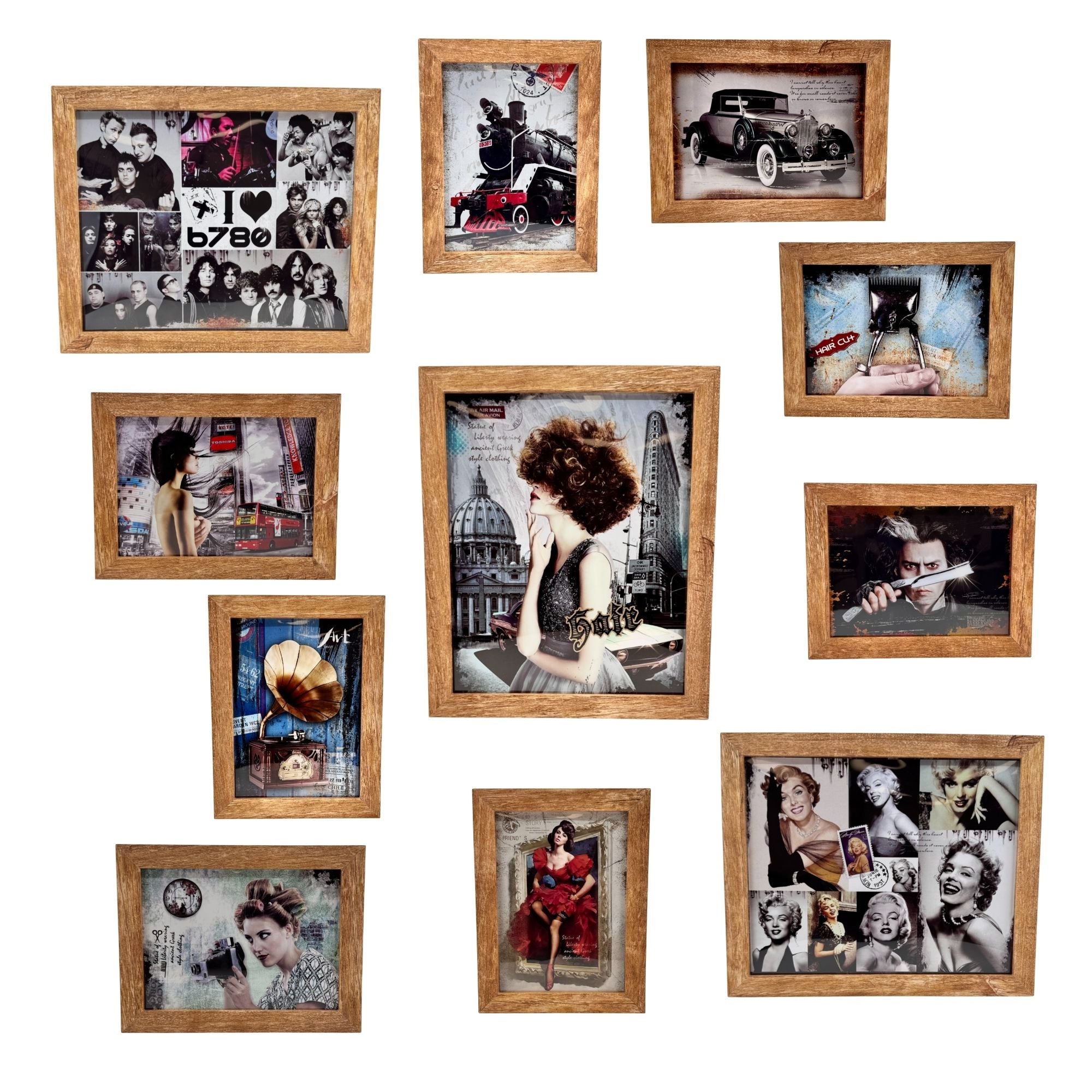Eson - The Style Wall Collection 11 Frames for Salons & Barbershops