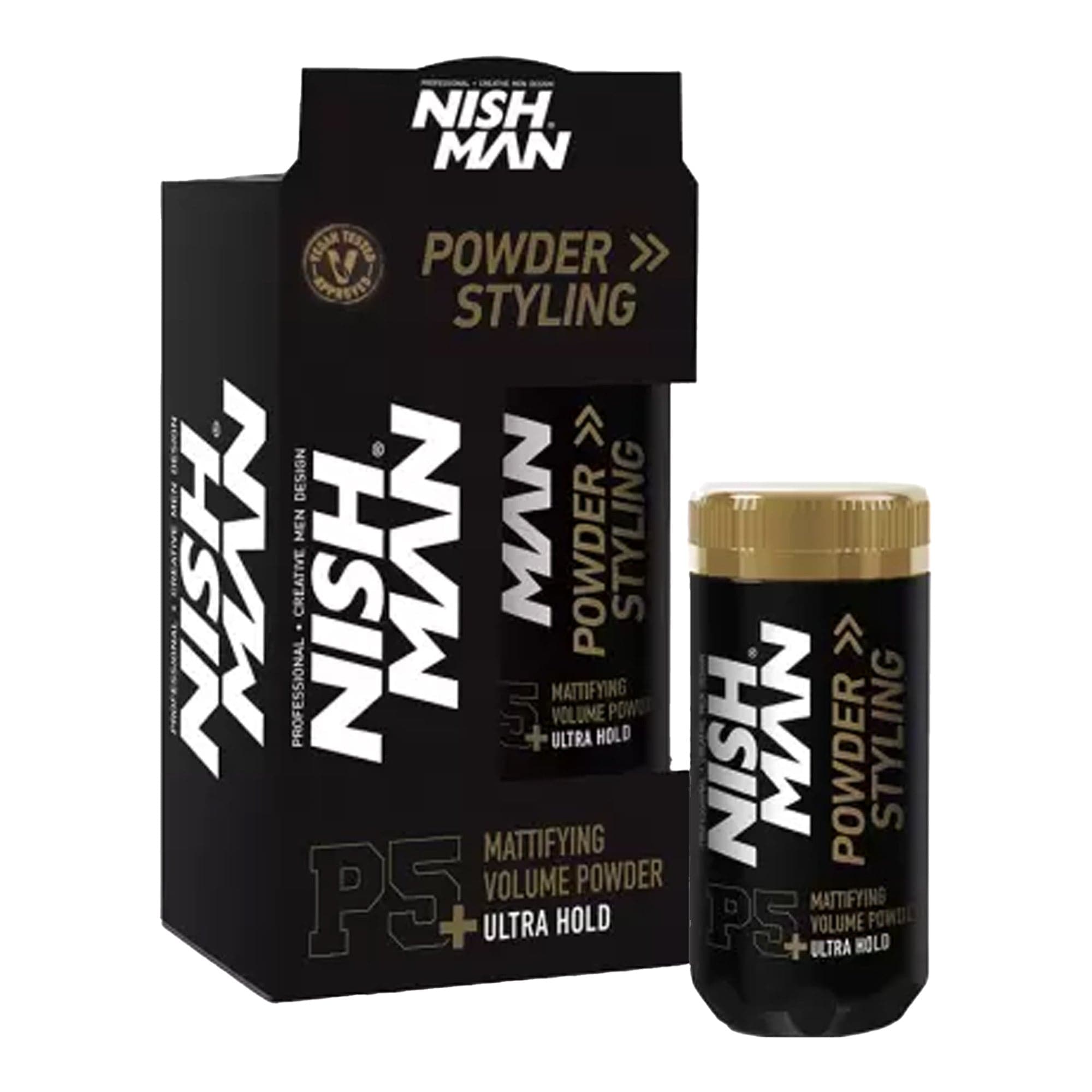 Nishman - Hair Styling Powder Wax P5+ Mattifying Volume Ultra Hold 20g