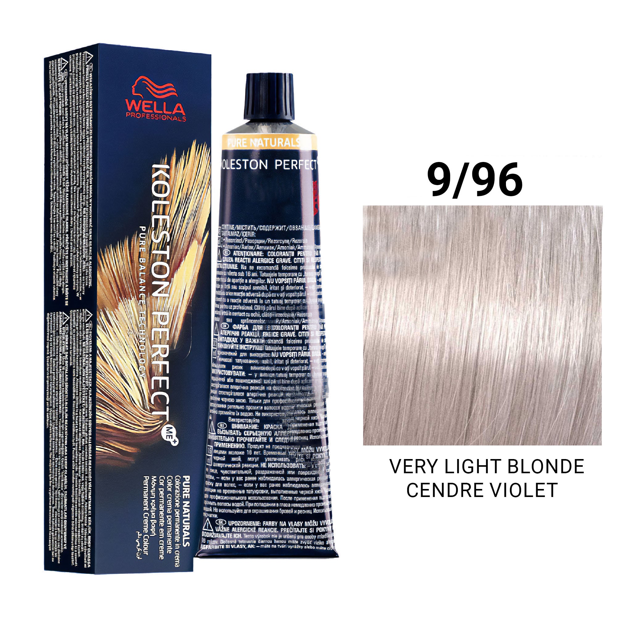 Wella Professionals - Koleston Perfect Me+ 9/96 Very Light Blonde Cendre Violet 60ml