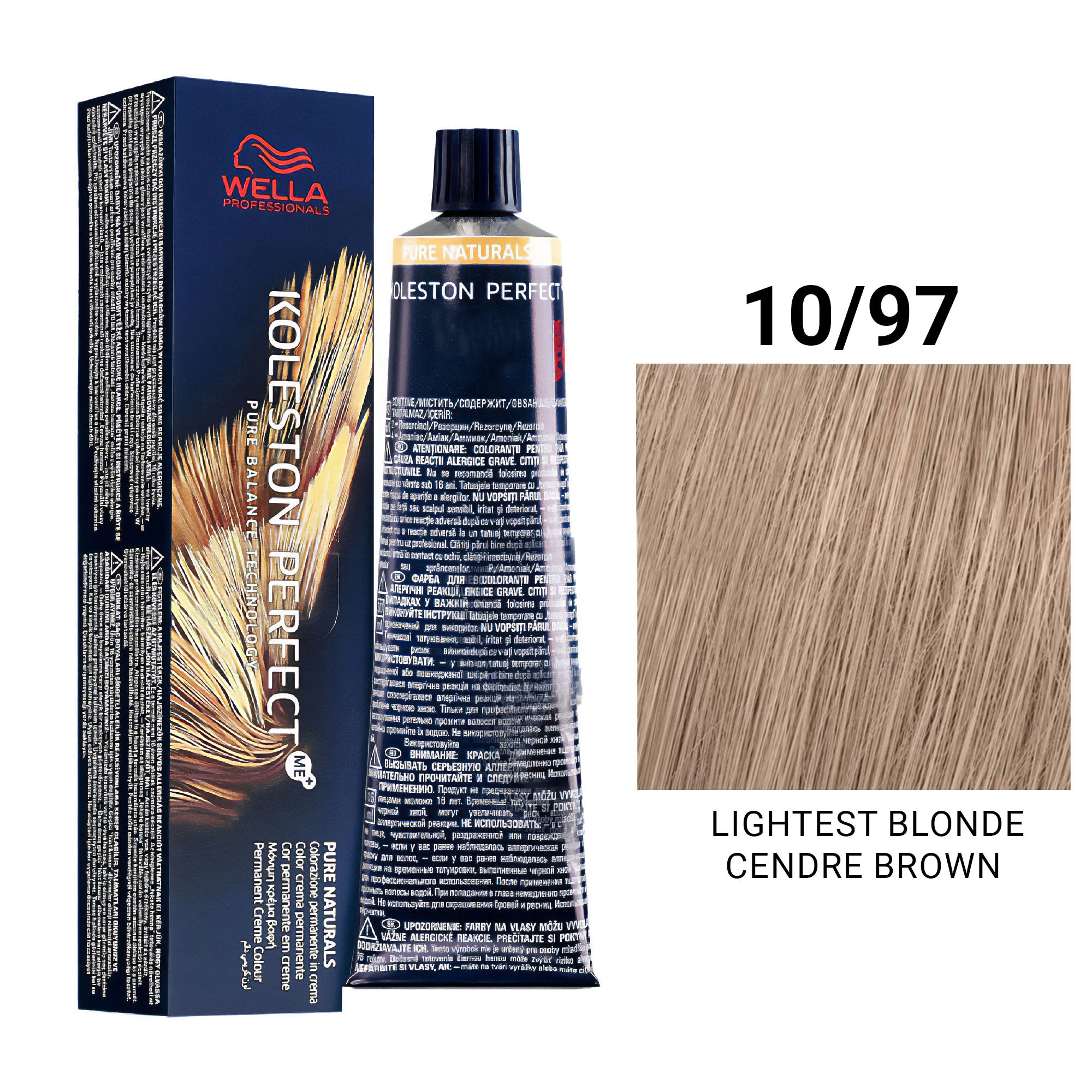 Wella Professionals - Koleston Perfect Me+ 10/97 Lightest Blonde Cendre Brown 60ml