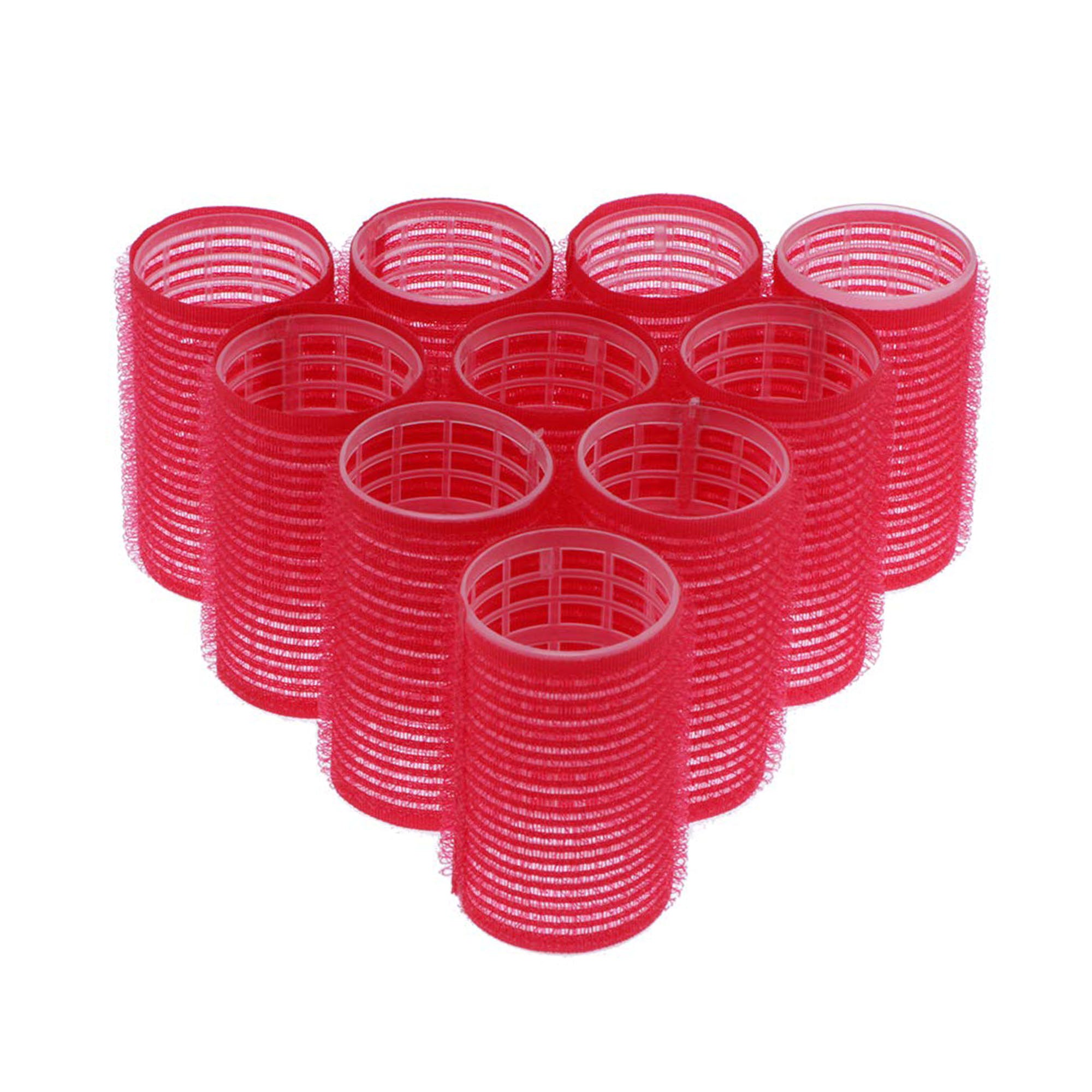 Hair Tools - Cling Rollers Red 36mm 12pcs